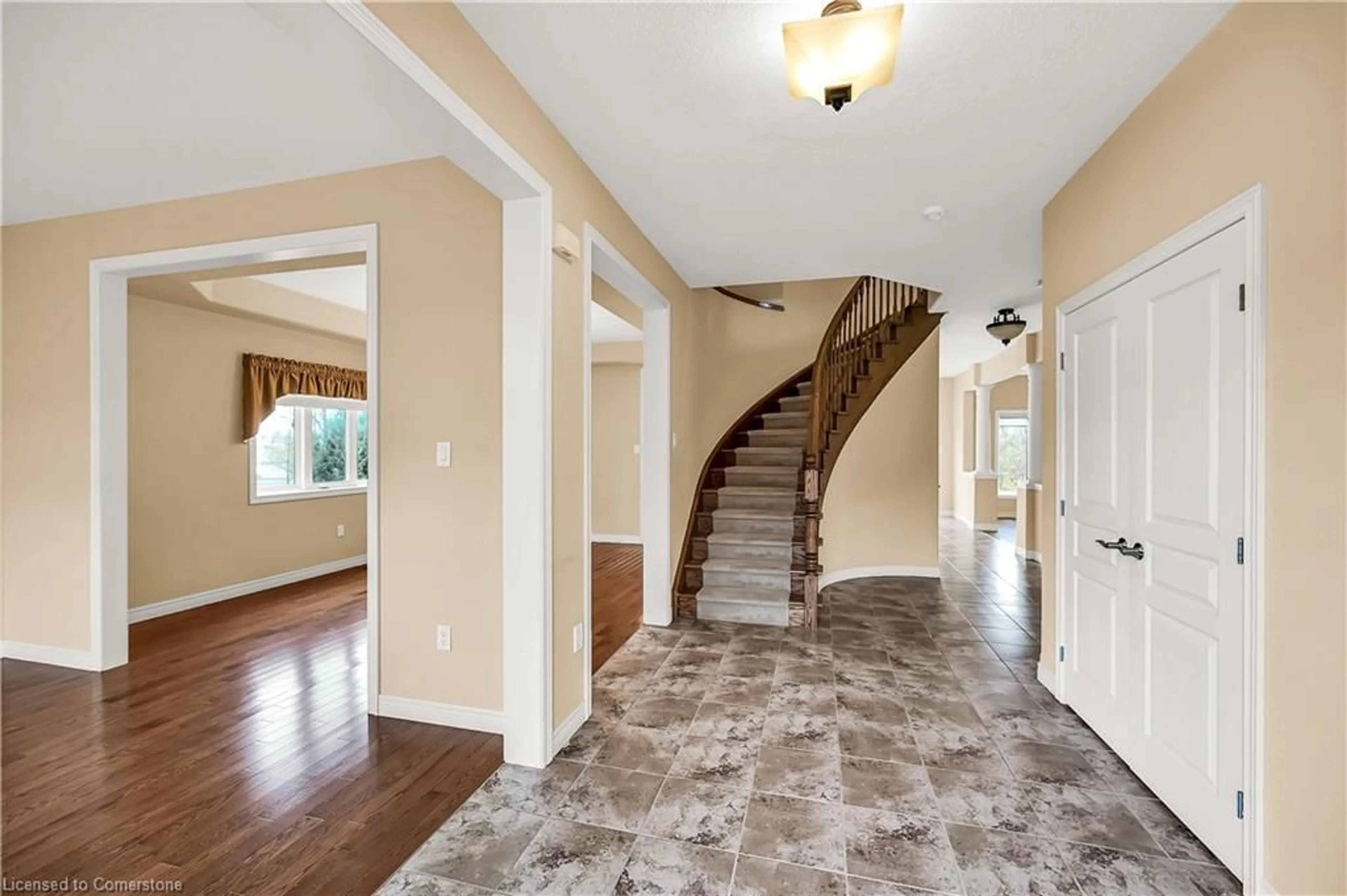 Indoor foyer, wood floors for 61 Waterford Cres, Hamilton Ontario L8E 4E9