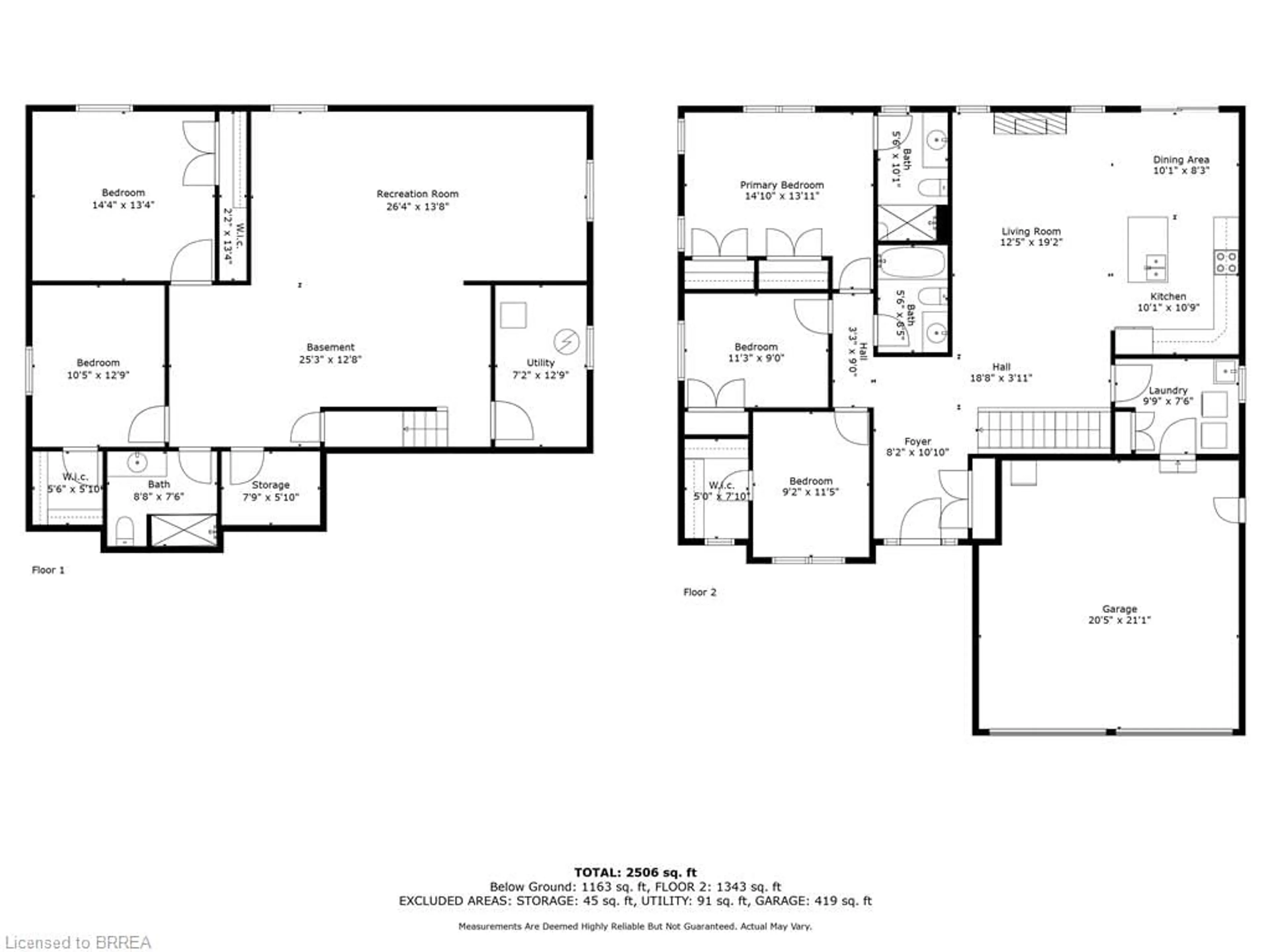 Floor plan for 7 Cavendish Crt, Simcoe Ontario L6T 1Z3