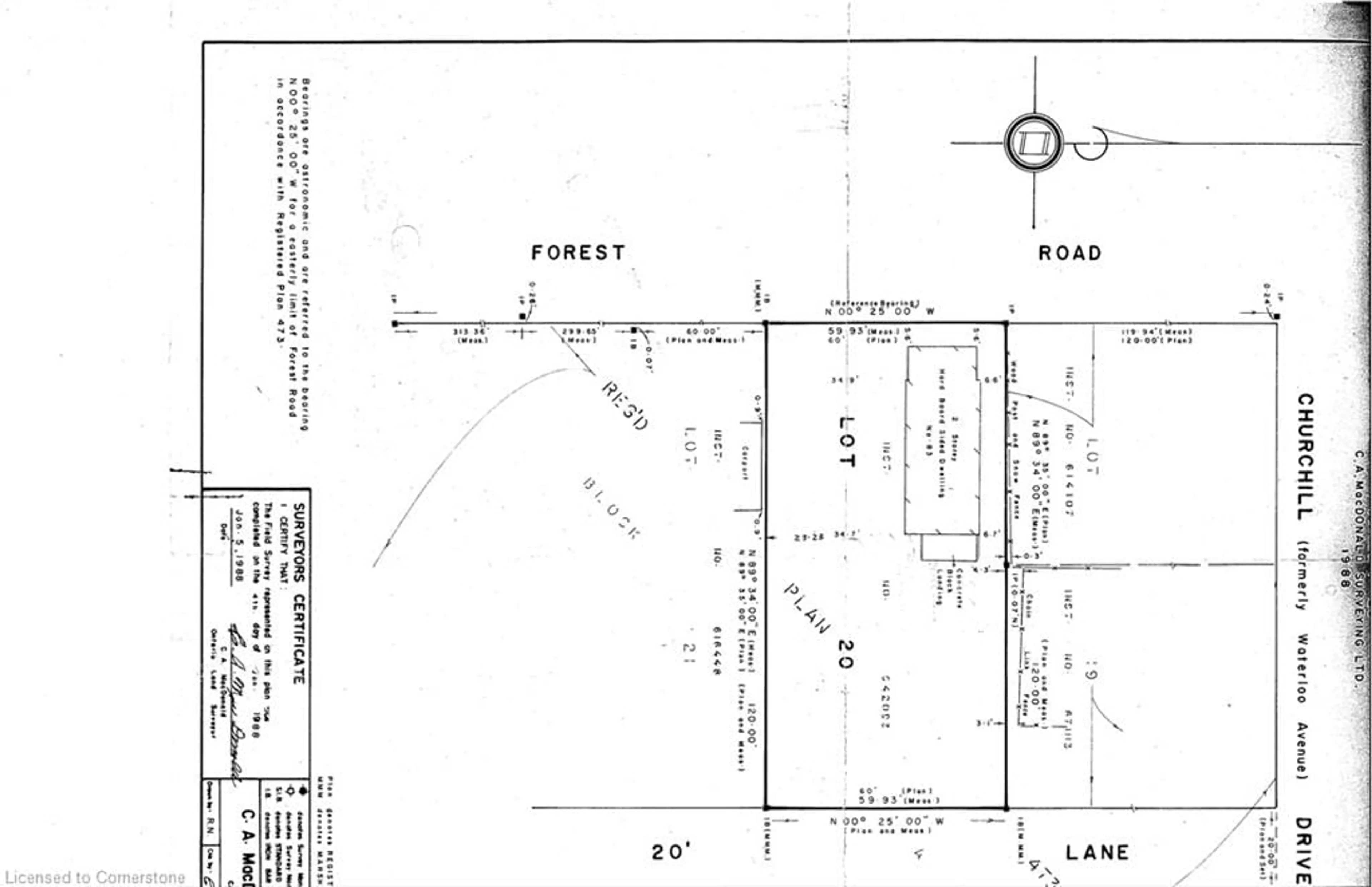 Floor plan for 83 Forest Rd Rd, Cambridge Ontario N1S 3B6