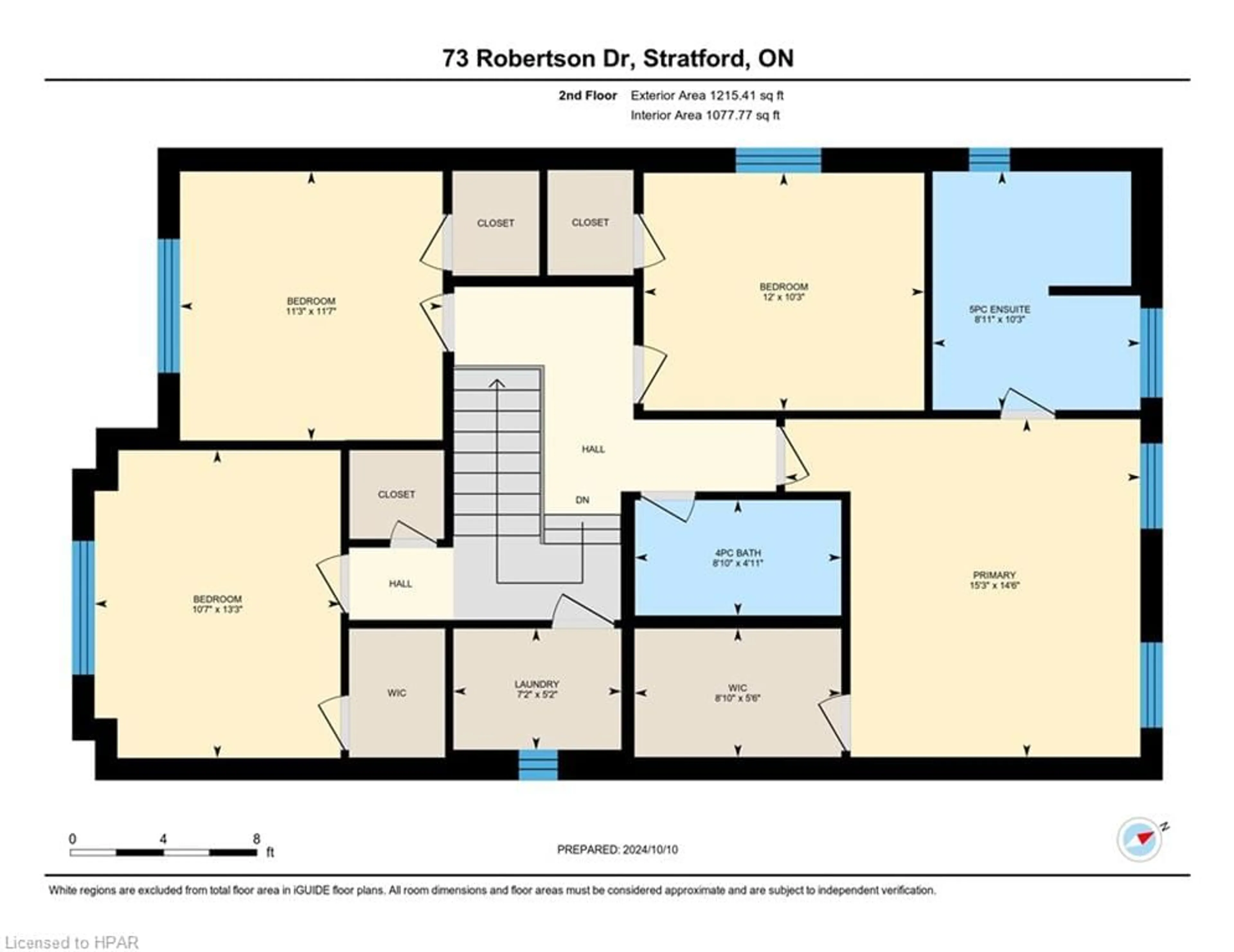 Floor plan for 73 Robertson Dr, Stratford Ontario N5A 0J6