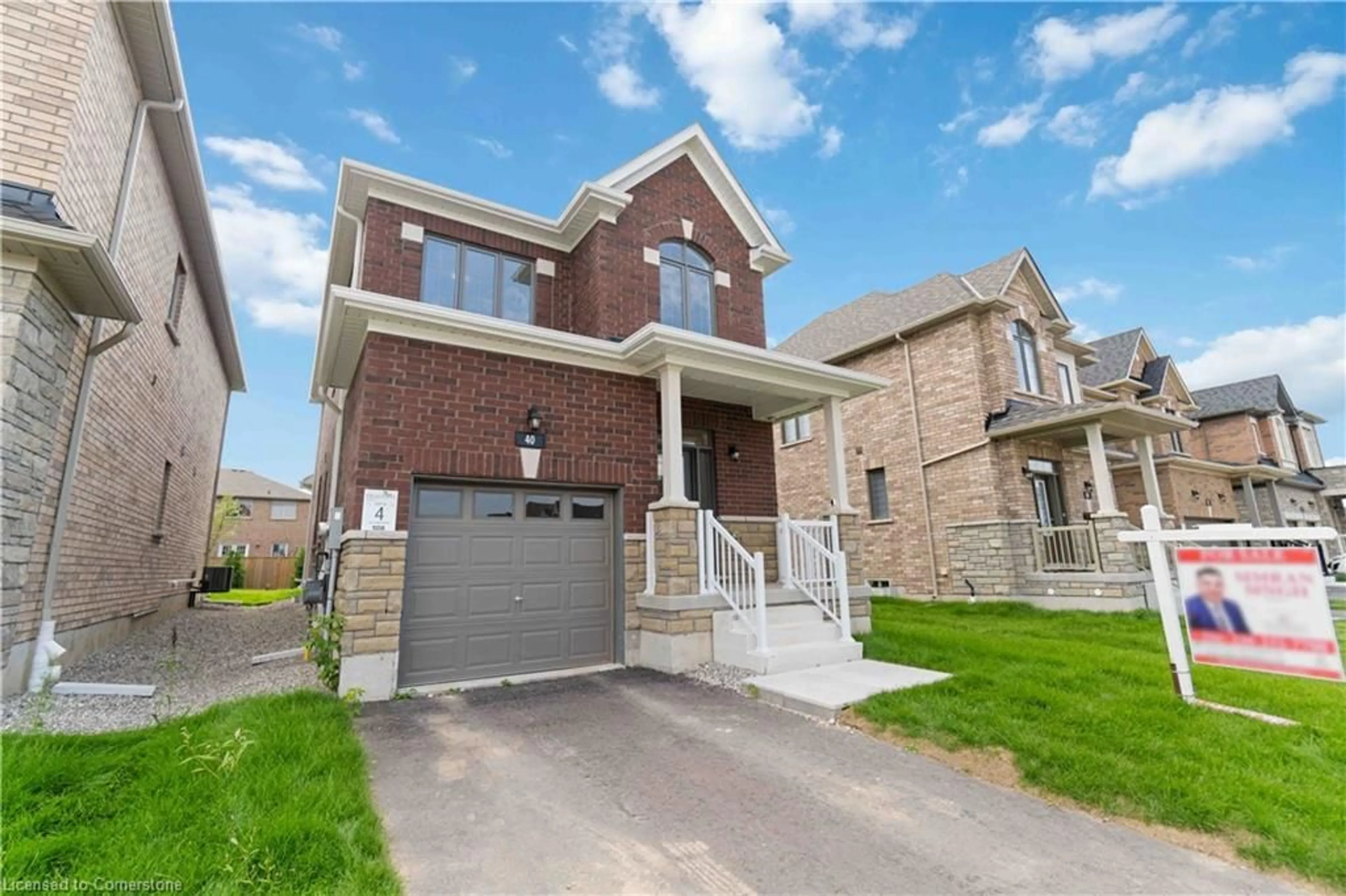 Frontside or backside of a home, the street view for 40 Lumb Dr, Cambridge Ontario N1T 1W6