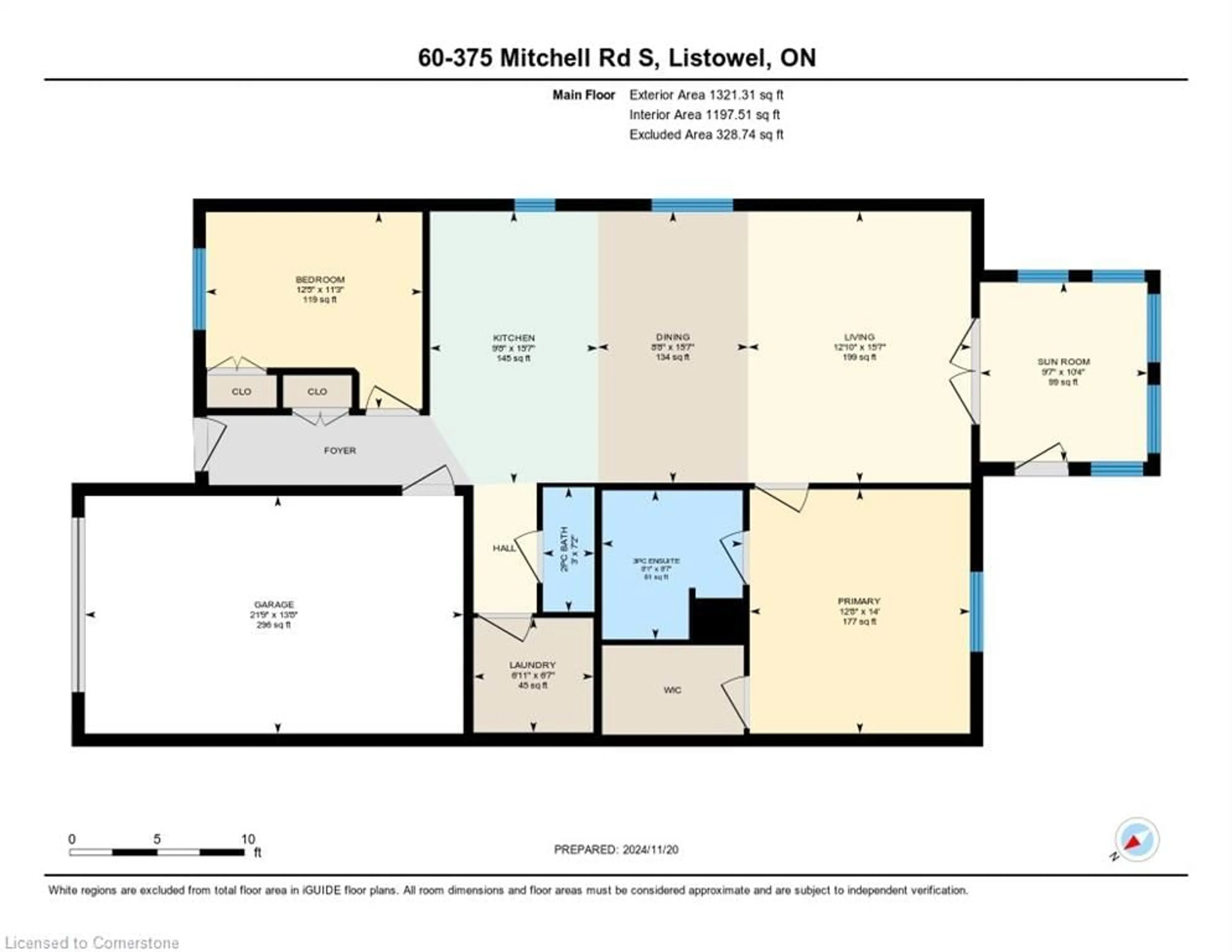 Floor plan for 375 Mitchell Rd S Rd #60, Listowel Ontario N4W 0H4