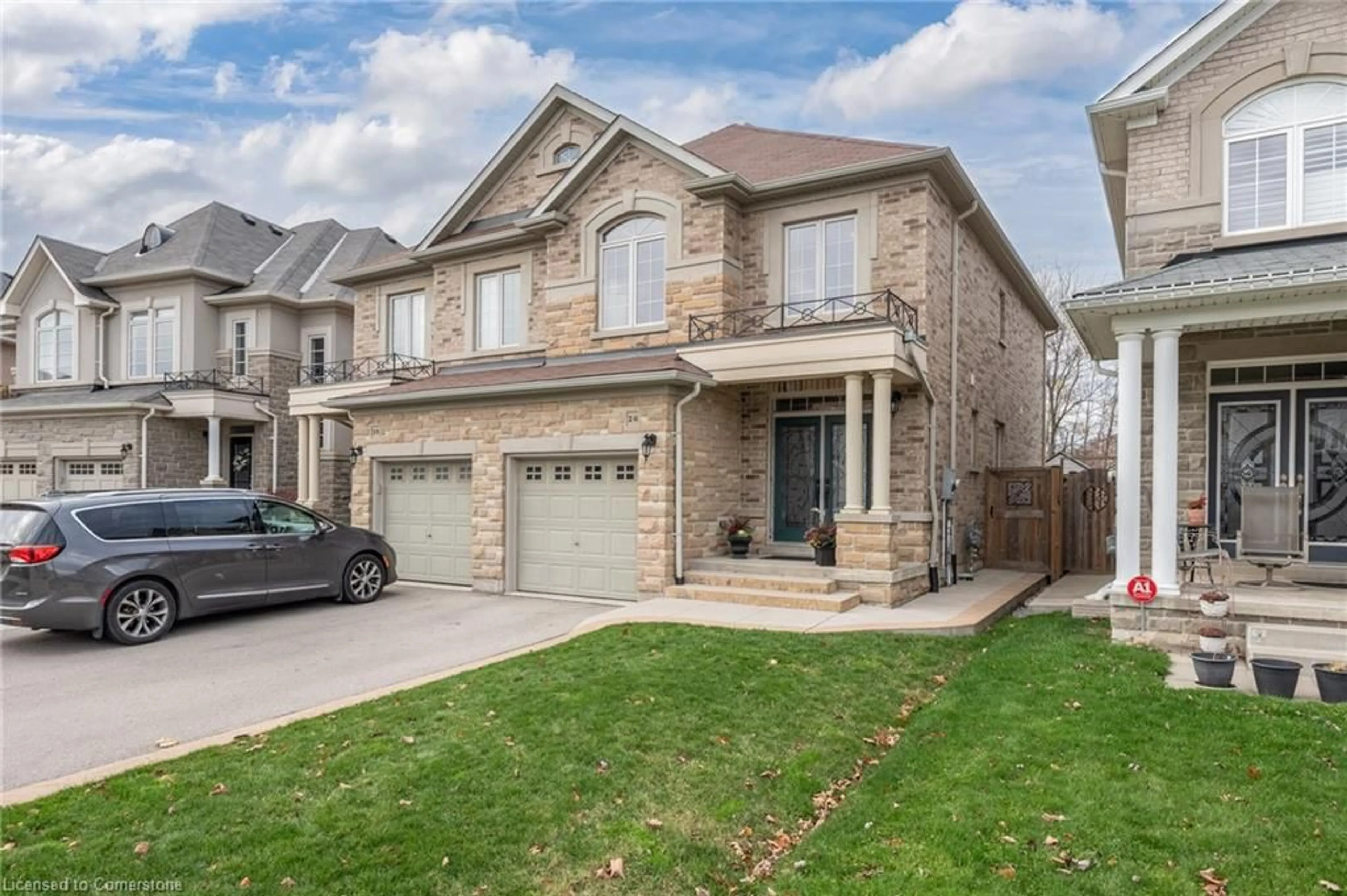 Frontside or backside of a home, the street view for 26 Summerberry Way, Hamilton Ontario L9B 0G2