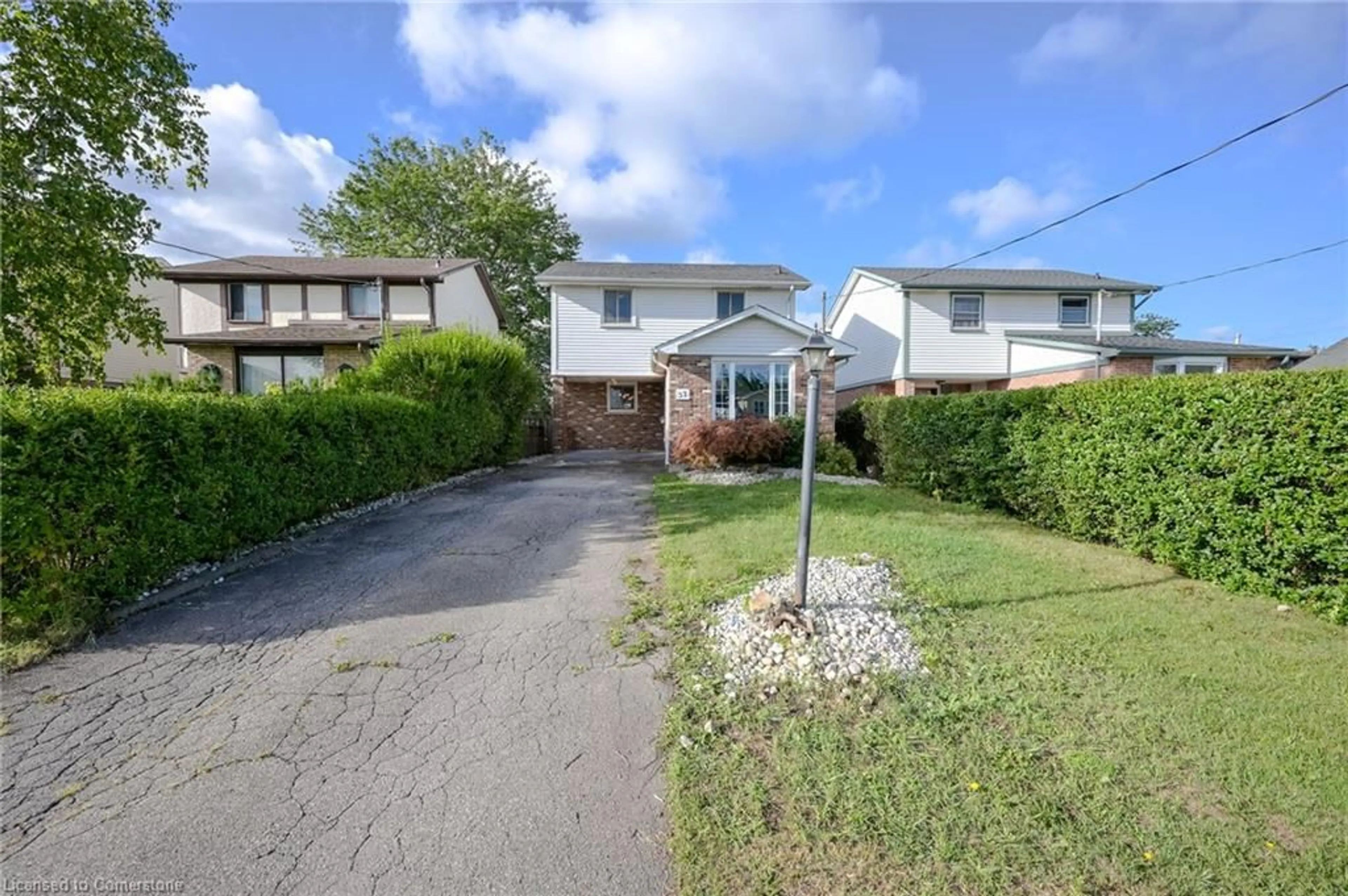 Frontside or backside of a home, the street view for 57 Tunis St, St. Catharines Ontario L2S 1E6