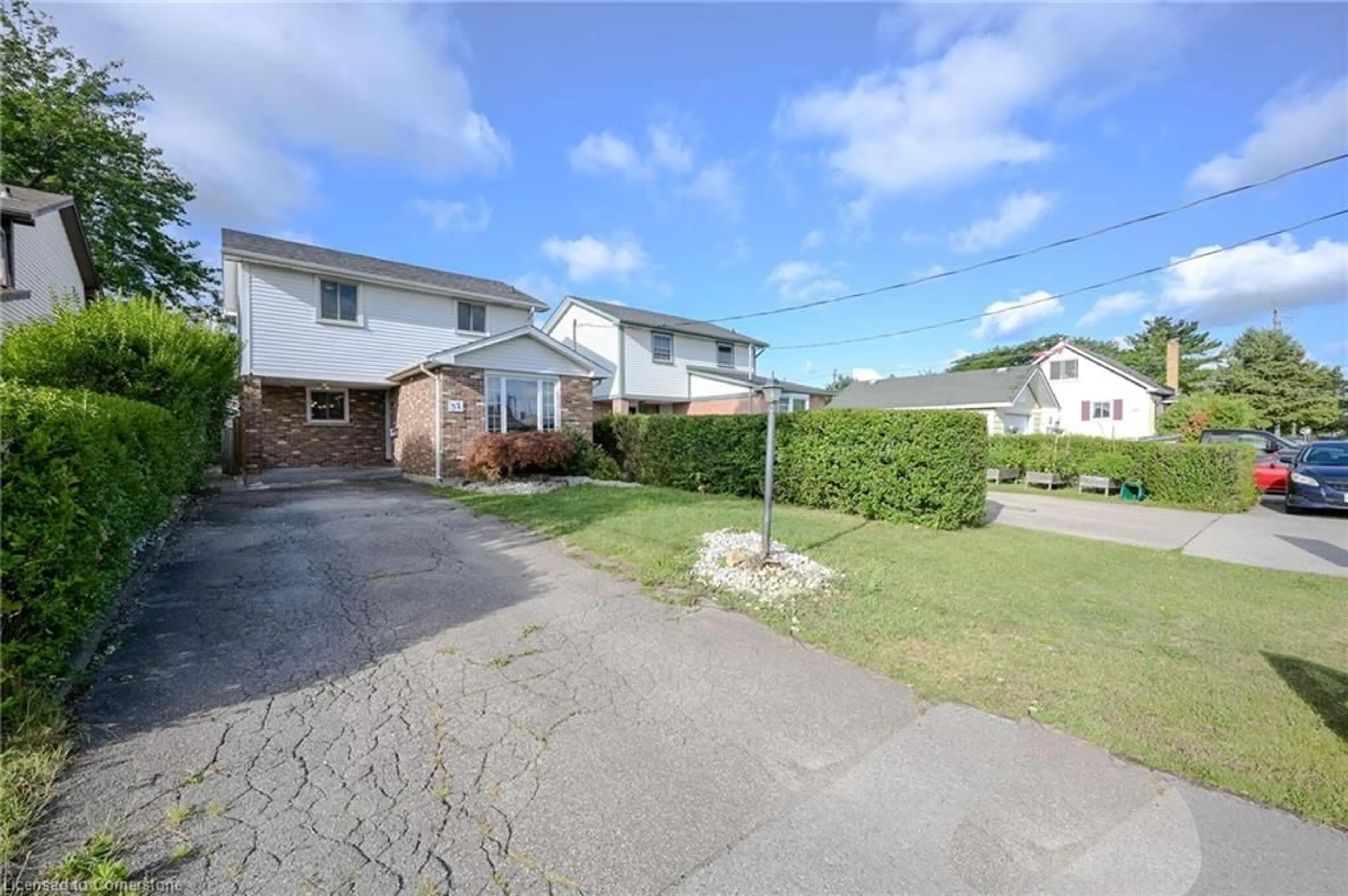 A pic from exterior of the house or condo, the street view for 57 Tunis St, St. Catharines Ontario L2S 1E6