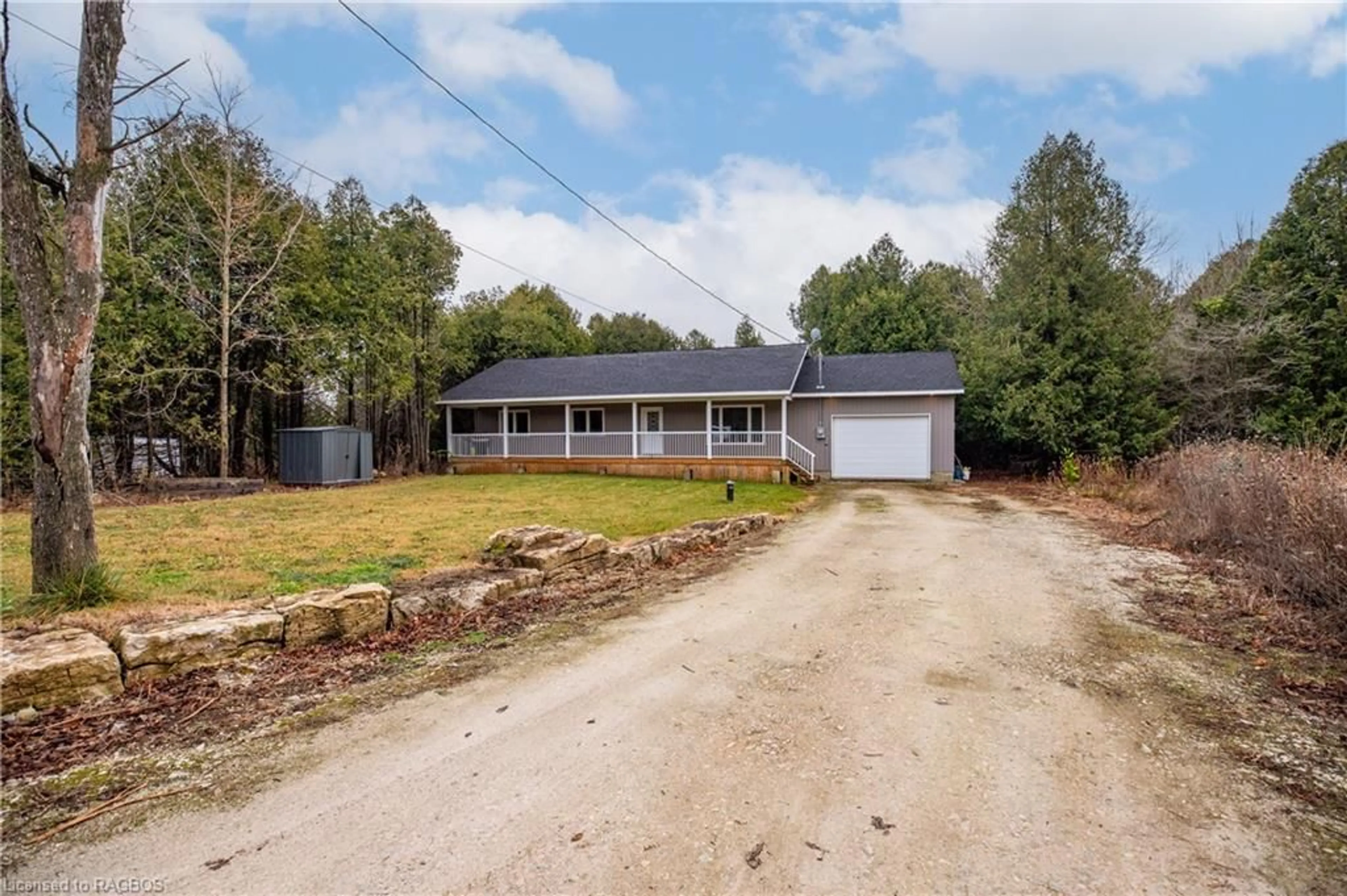 Frontside or backside of a home, cottage for 8 South Shore Road, Northern Bruce Peninsula Ontario N0H 1W0