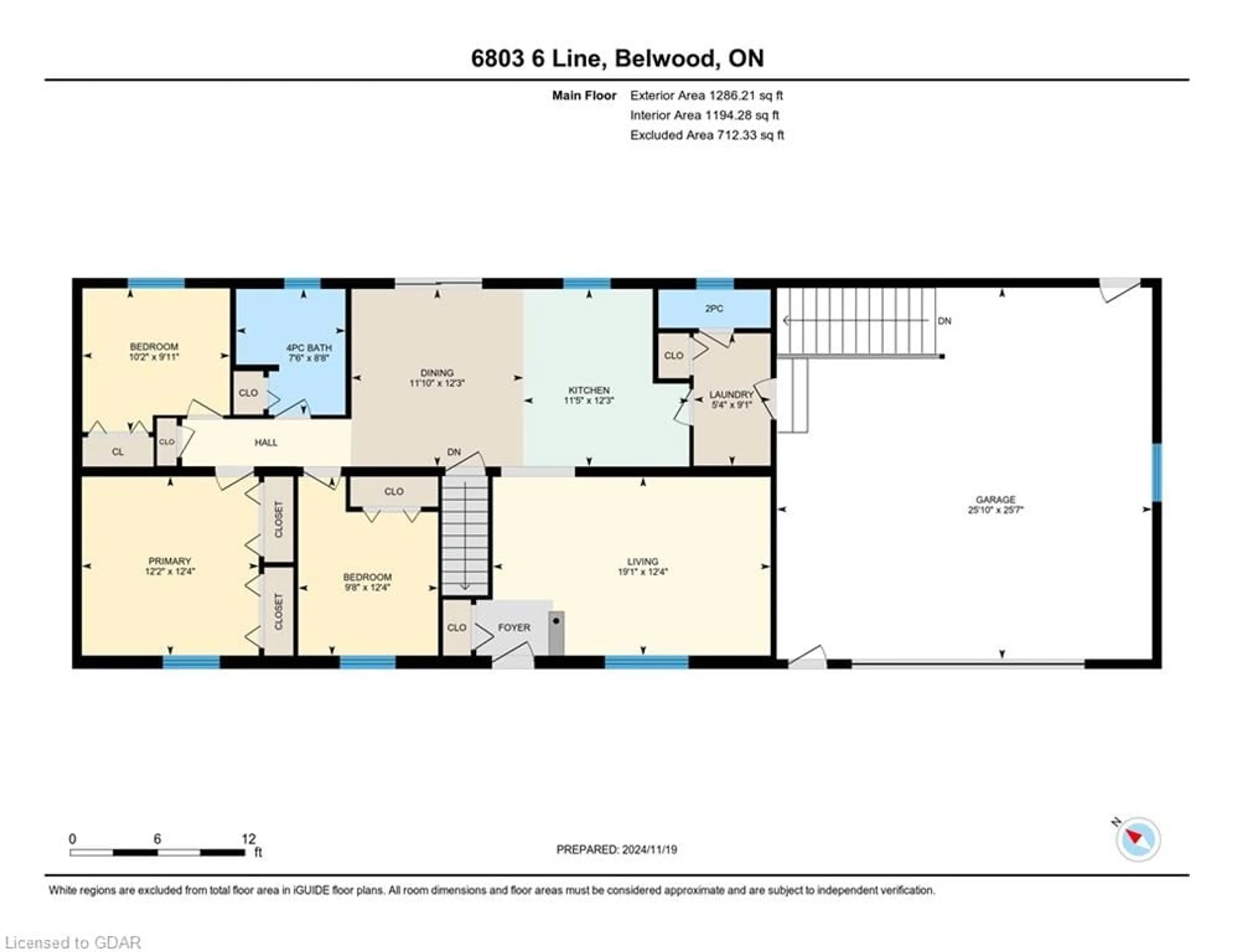 Floor plan for 6803 Sixth Line, Belwood Ontario N0B 1J0