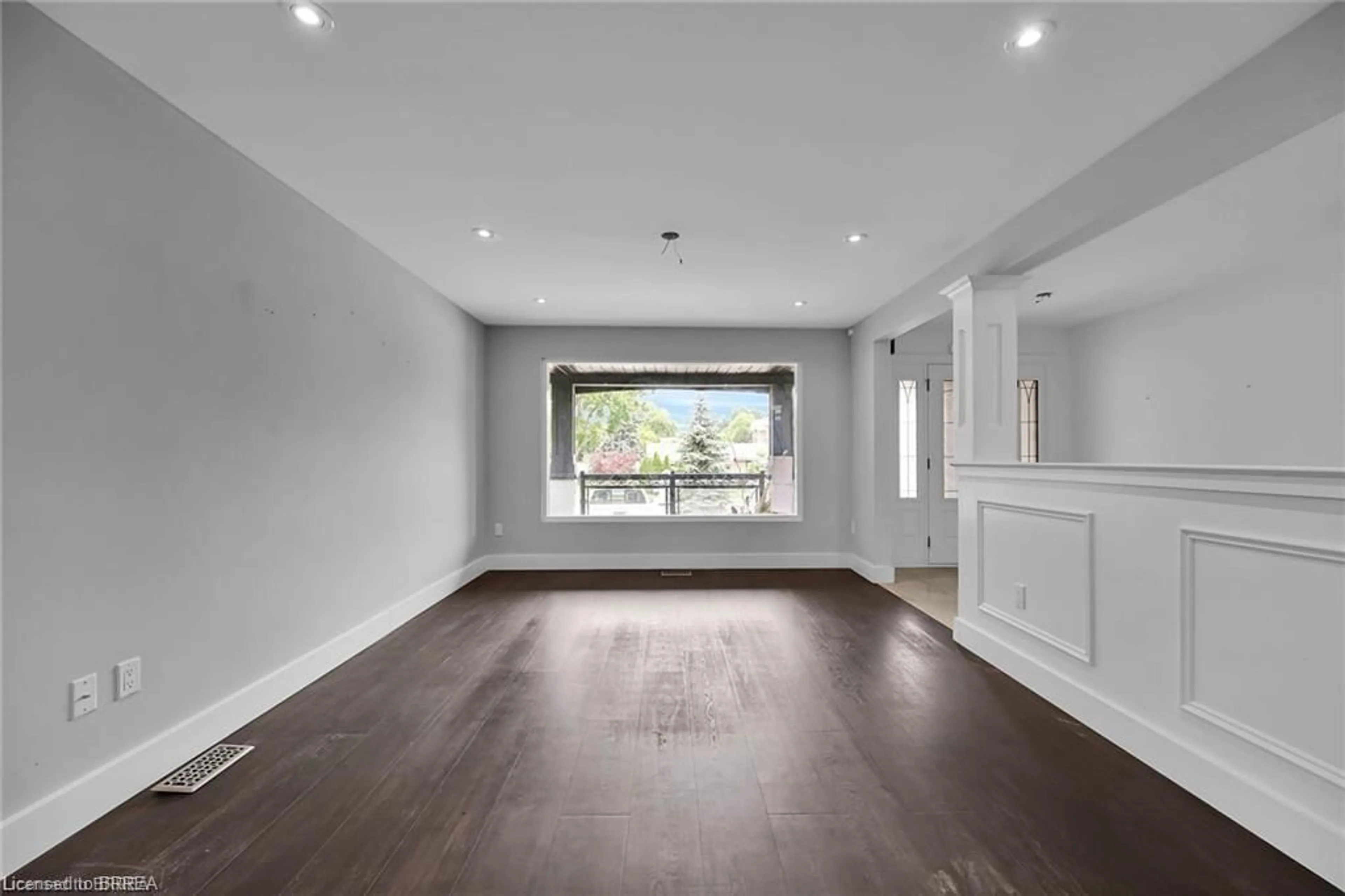 A pic of a room, wood floors for 396 Denlow Ave, Hamilton Ontario L9C 6Z5