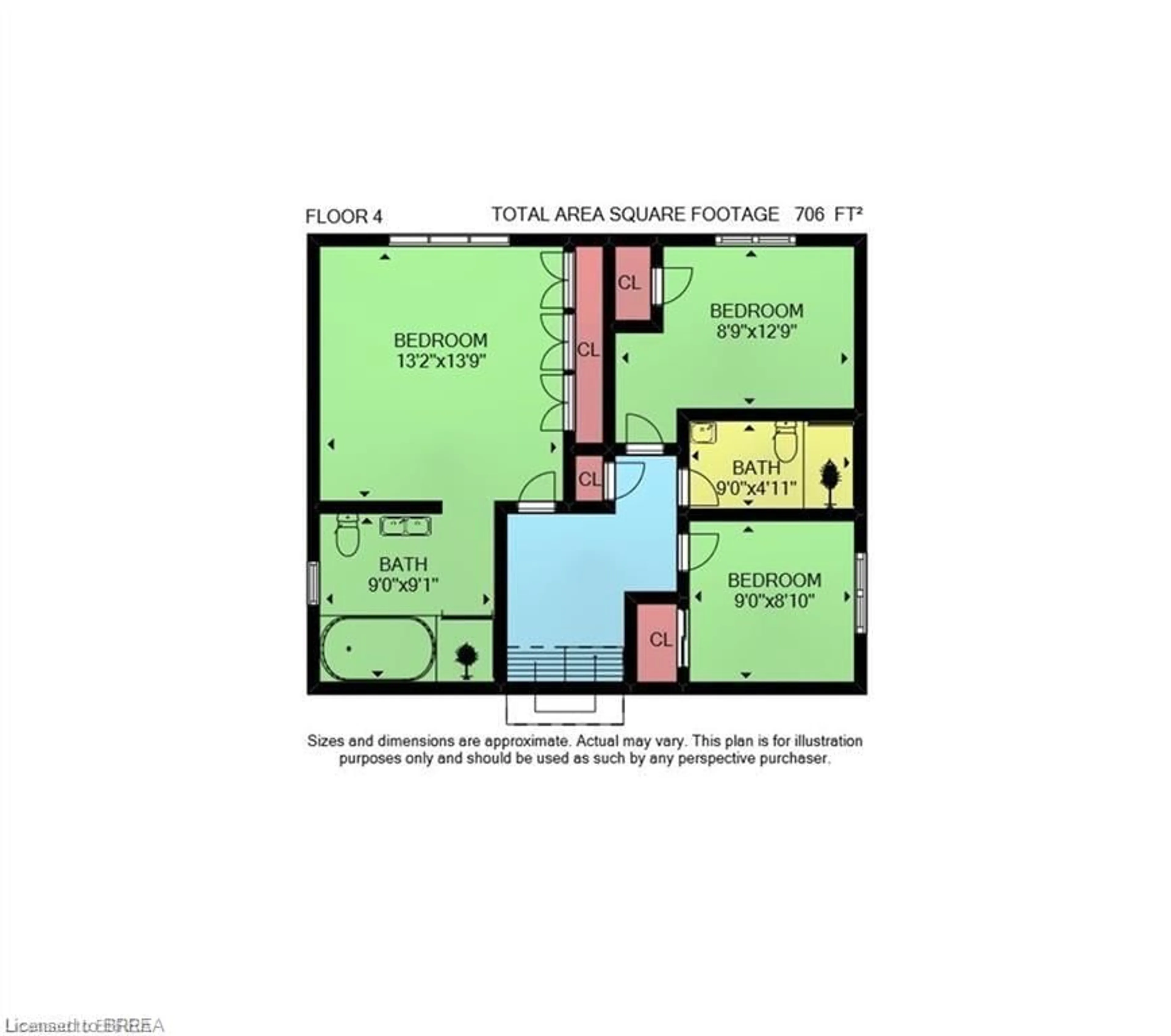 Floor plan for 396 Denlow Ave, Hamilton Ontario L9C 6Z5