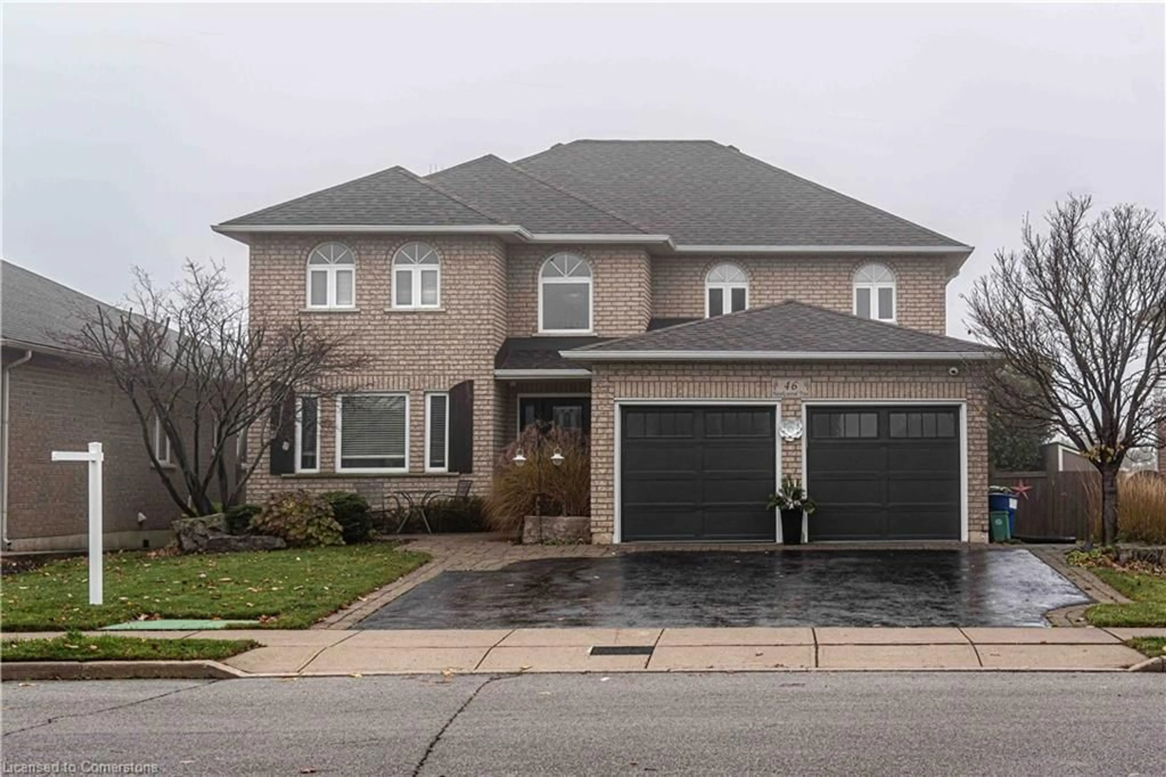 Frontside or backside of a home, the street view for 46 Hawkswood Trail, Hamilton Ontario L9B 2P4