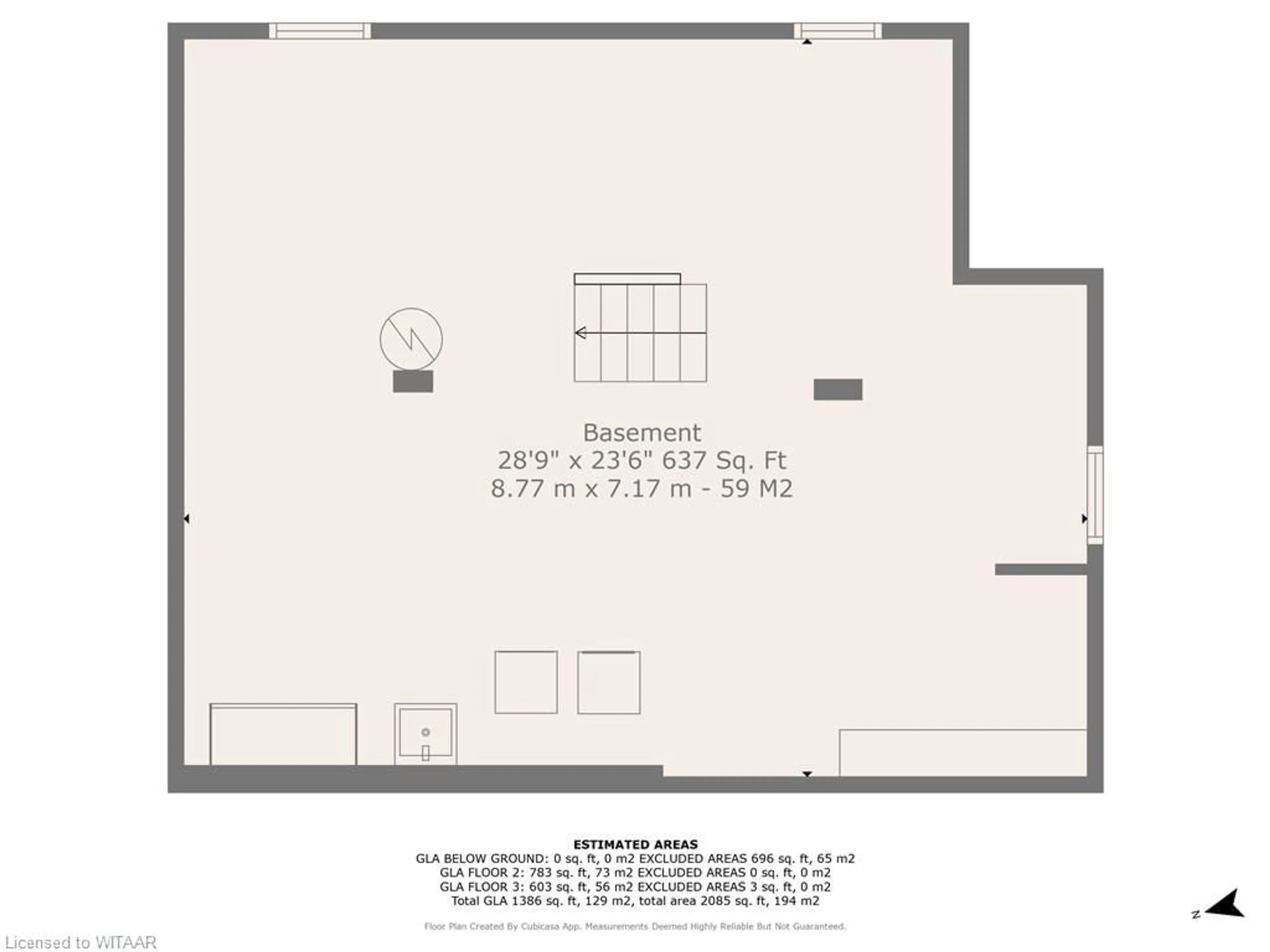 Floor plan for 49 London St, Tillsonburg Ontario N4G 2L4