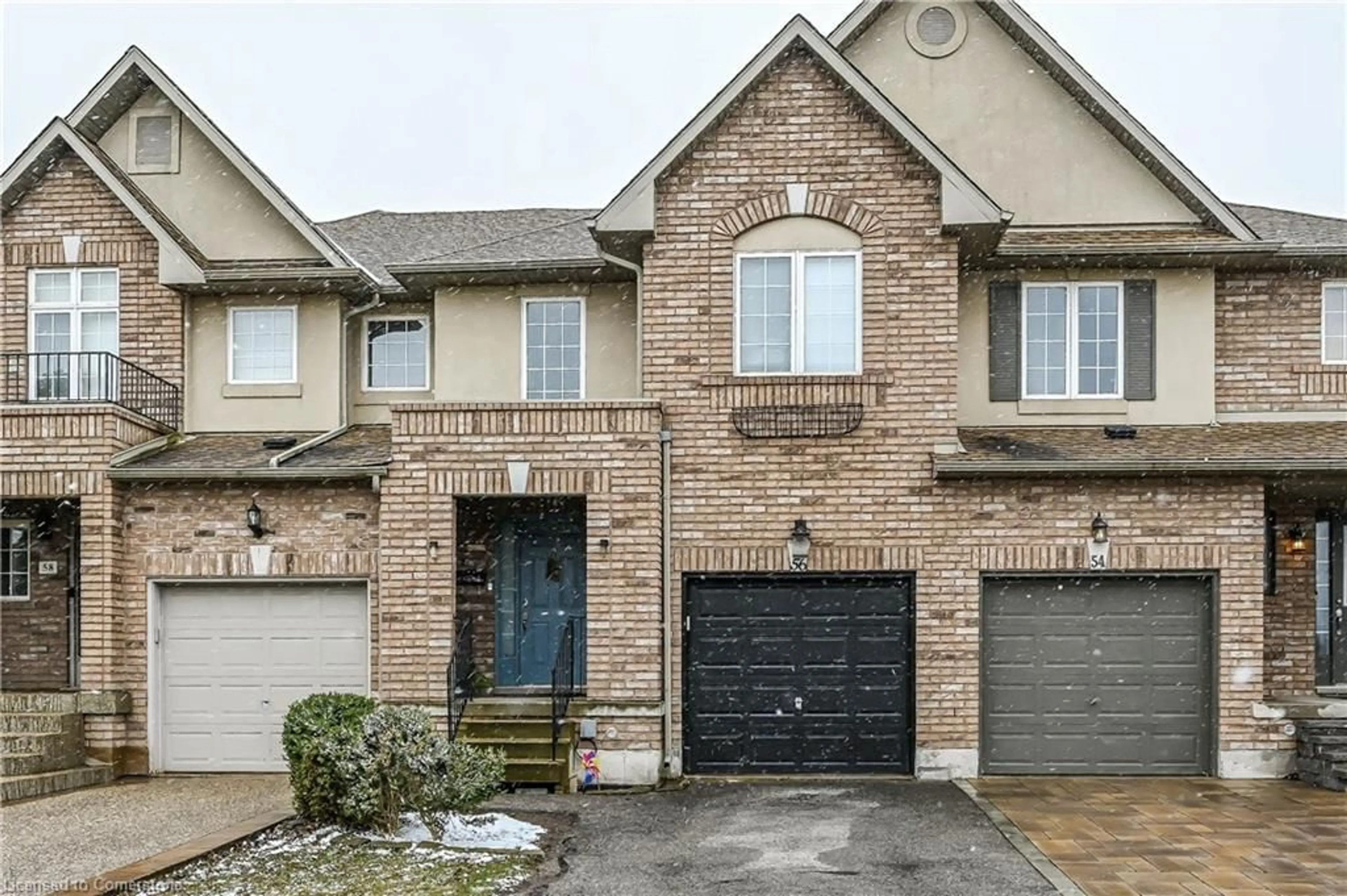 Home with brick exterior material for 56 Meadow Wood Cres, Stoney Creek Ontario L8J 3Z8