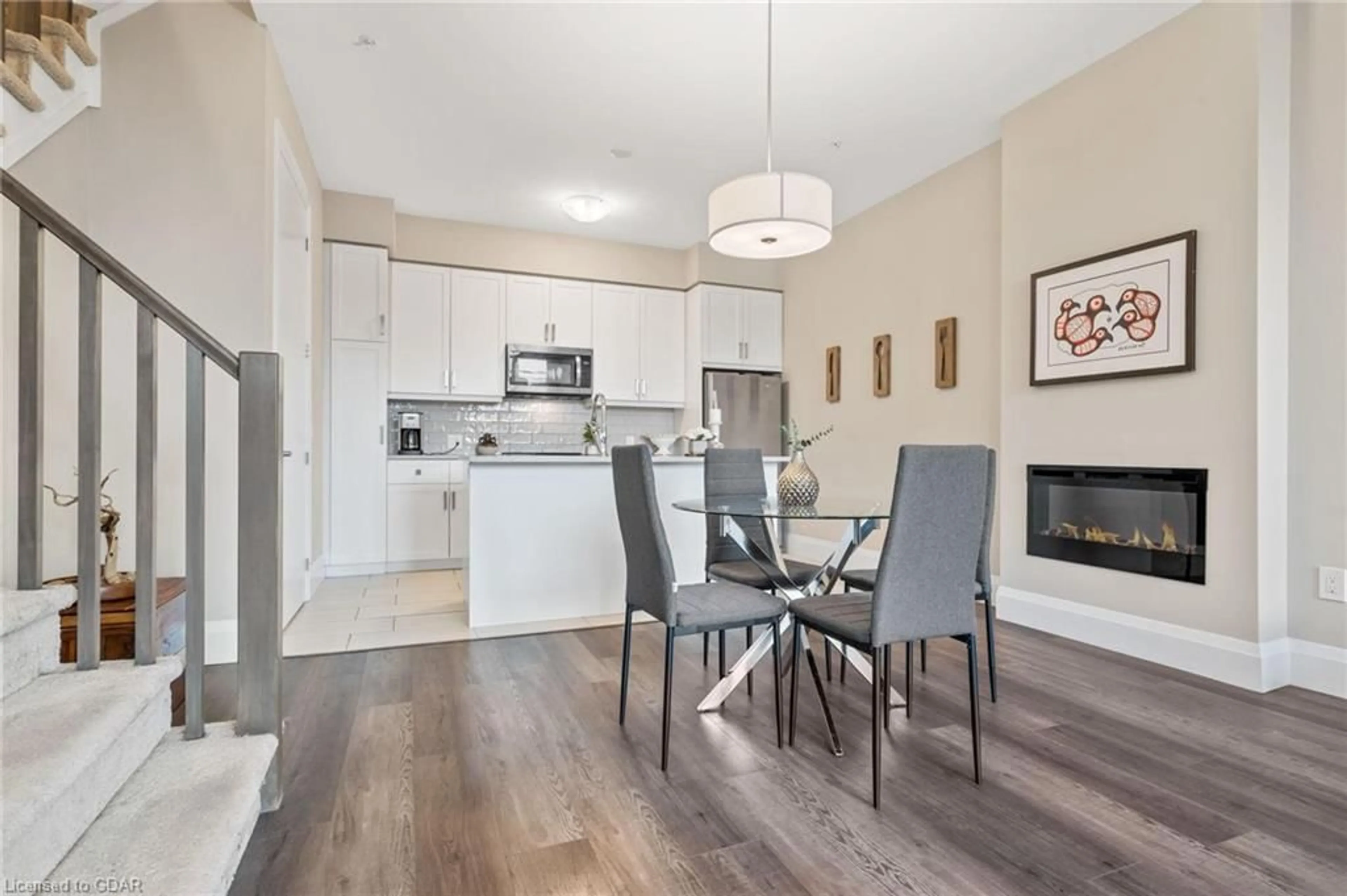 Open concept kitchen for 73 Arthur St #103, Guelph Ontario N1E 0S6