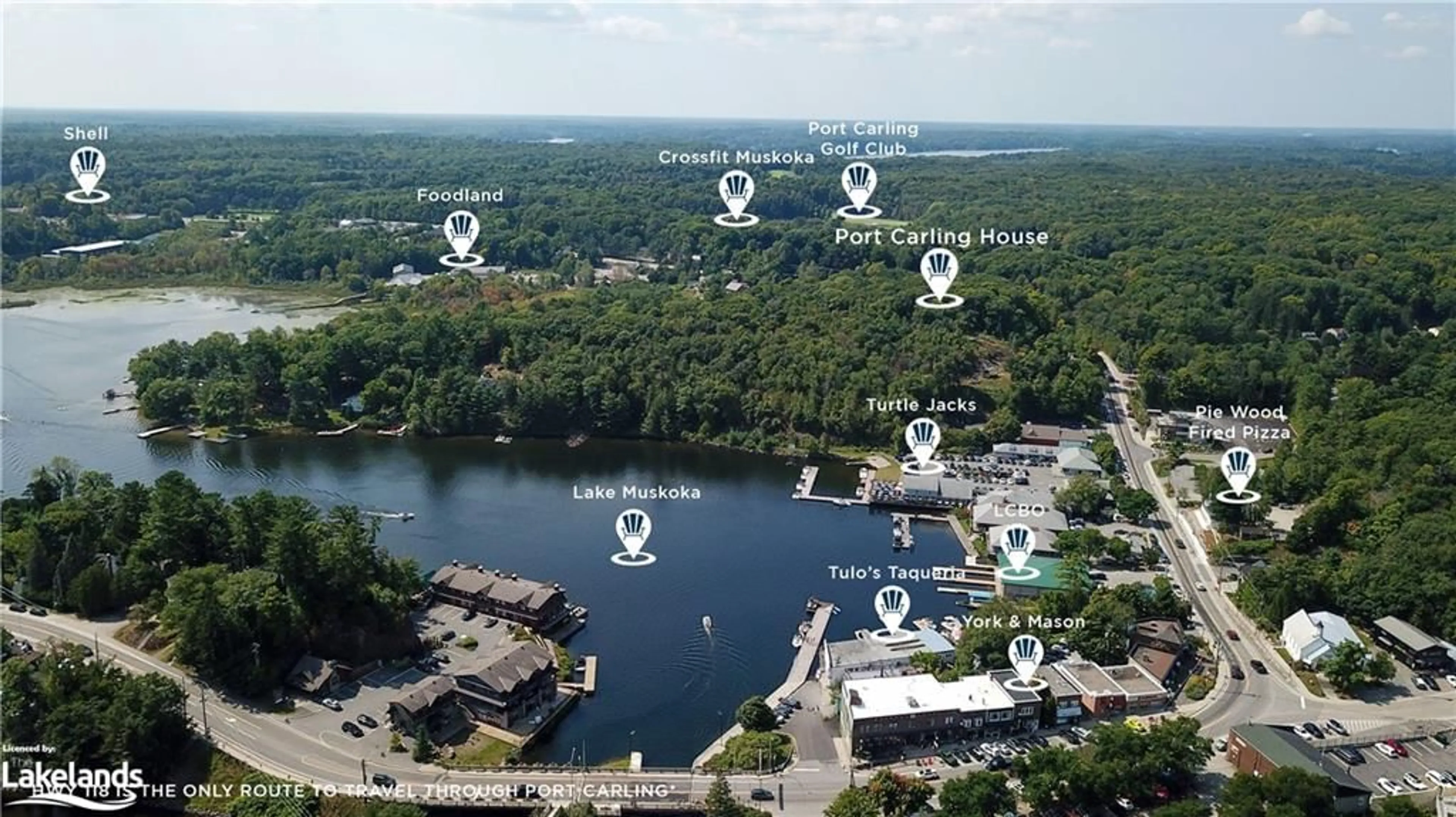 Picture of a map for 2A West Steet, Port Carling Ontario P0B 1J0