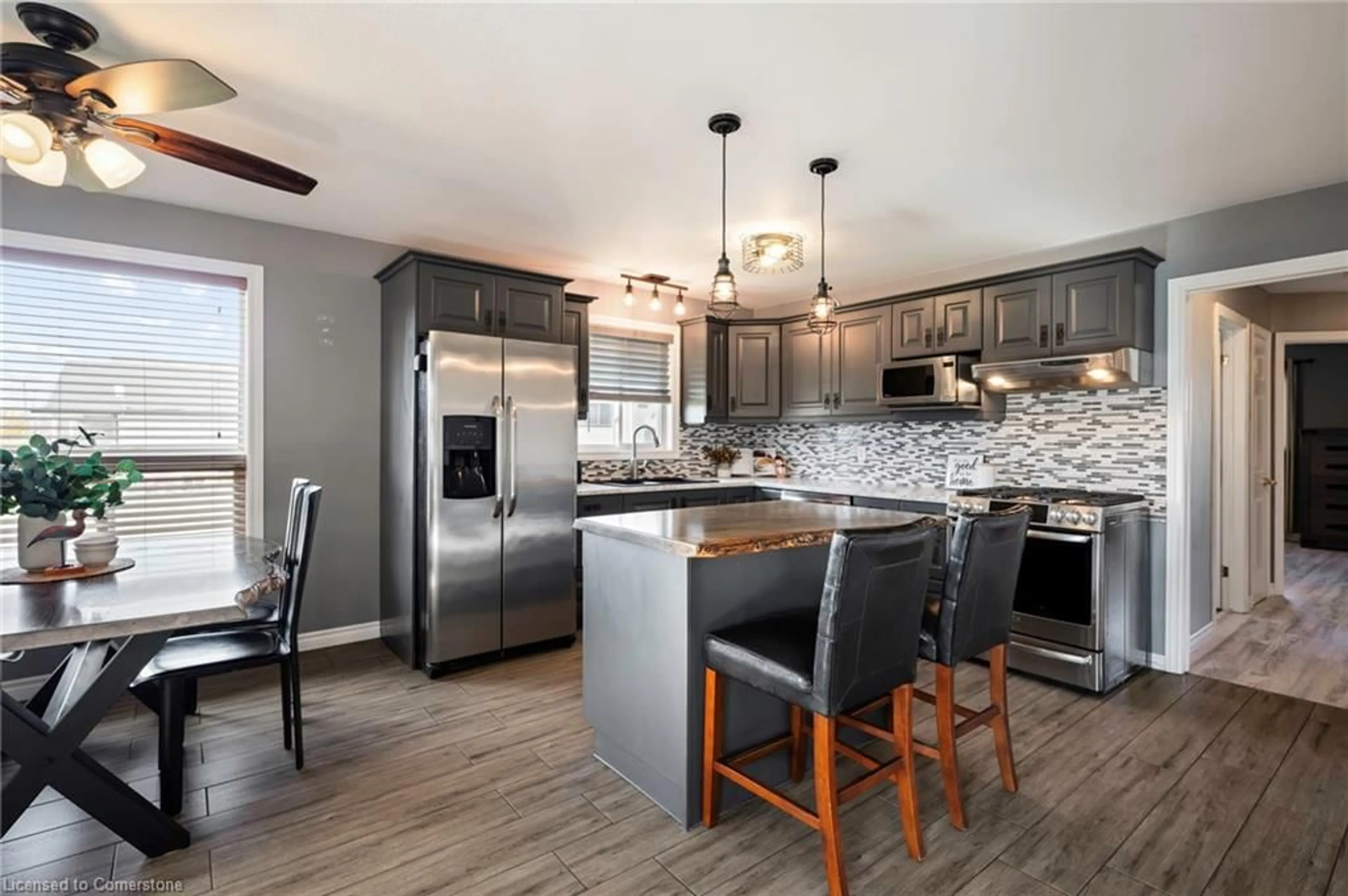 Open concept kitchen for 771 Princess St, Mount Forest Ontario N0G 2L3