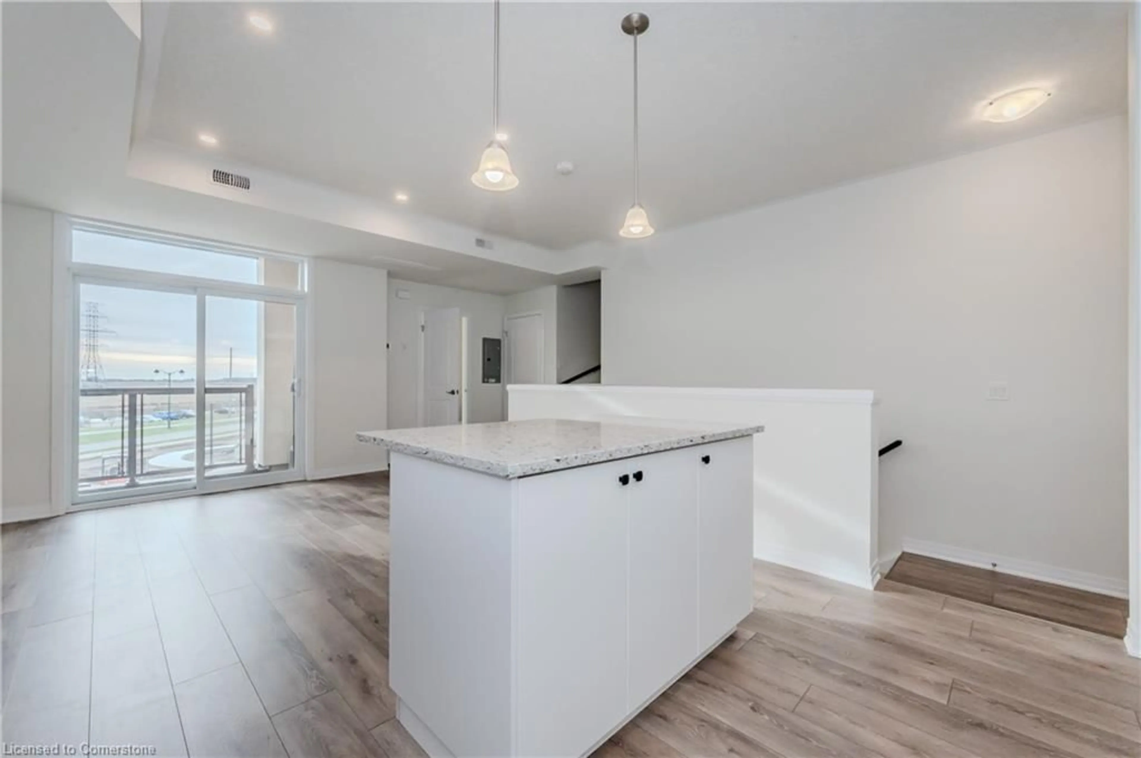 Open concept kitchen for 142 Foamflower Pl #D059, Waterloo Ontario N2V 0G9