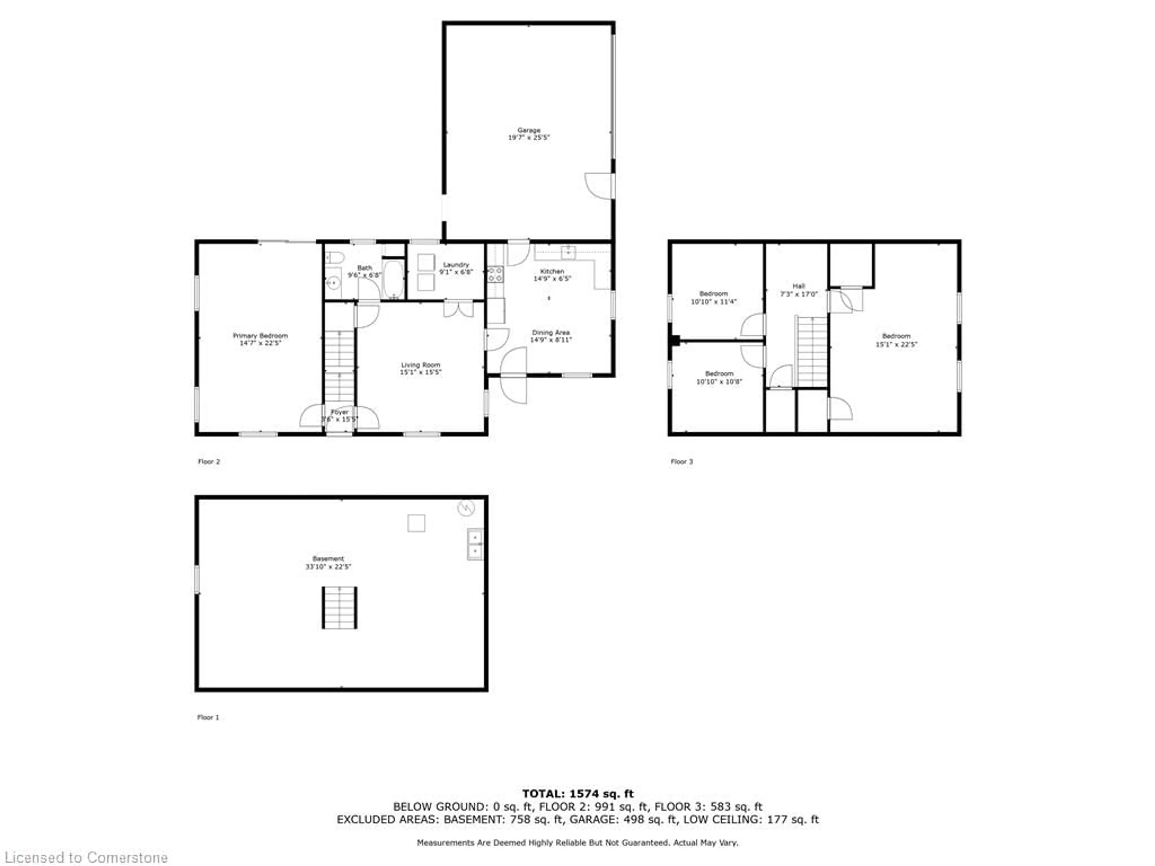 Floor plan for 1564 Concession 2 Rd, Flamborough Ontario L0R 1T0