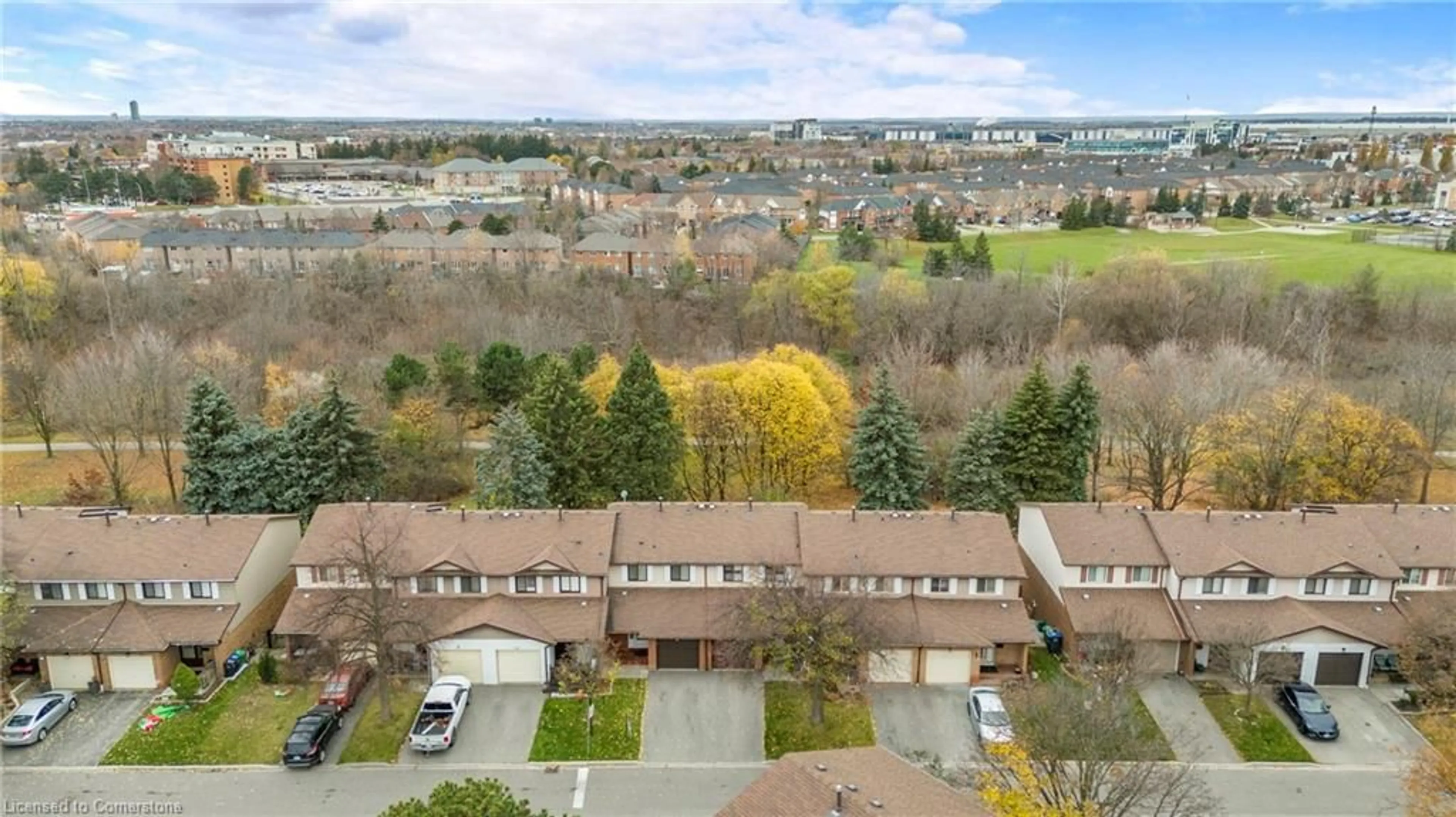 A pic from exterior of the house or condo, the fenced backyard for 43 Baronwood Crt, Brampton Ontario L6V 3H6