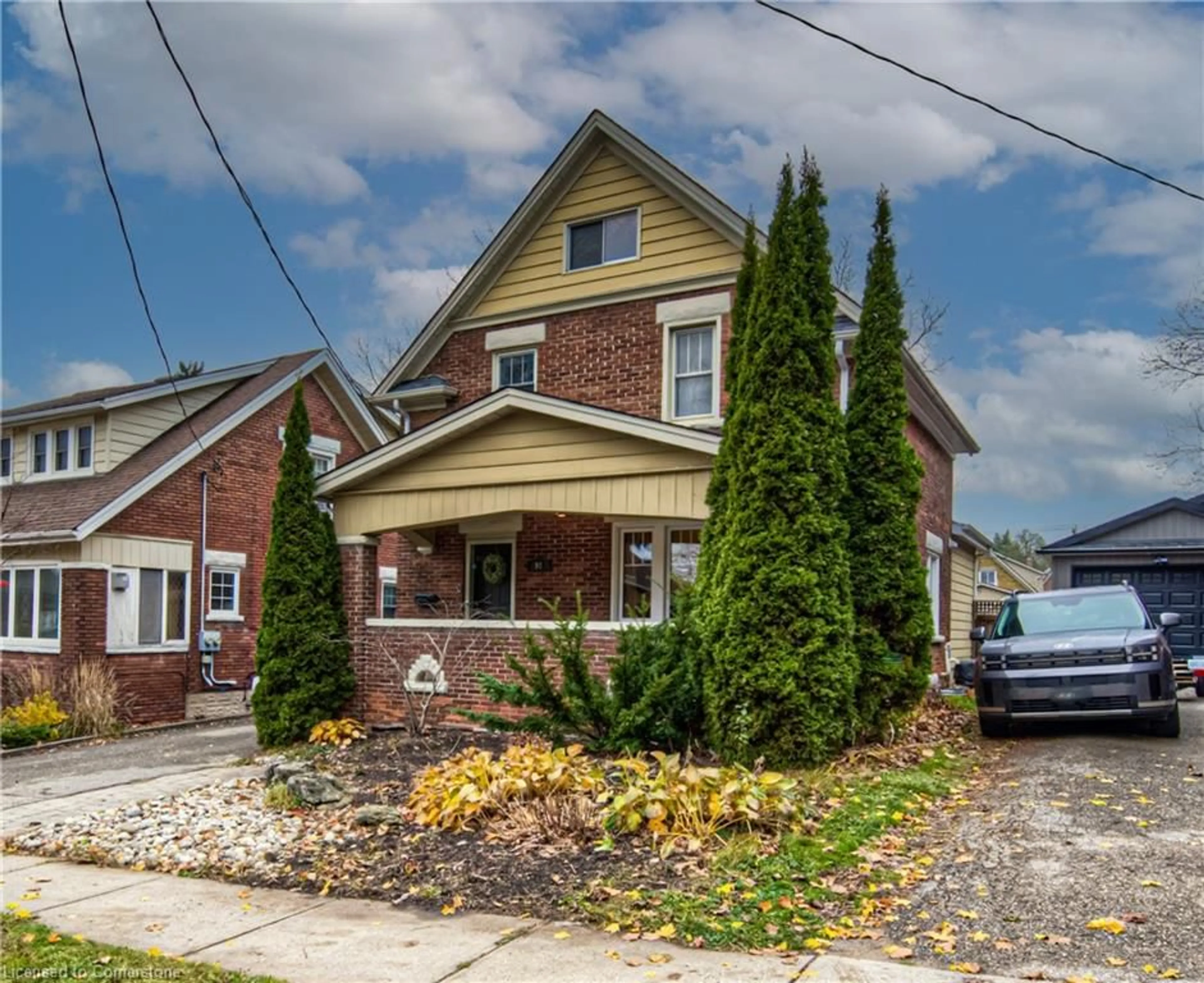 Home with brick exterior material for 98 Onward Ave, Kitchener Ontario N2H 3J9