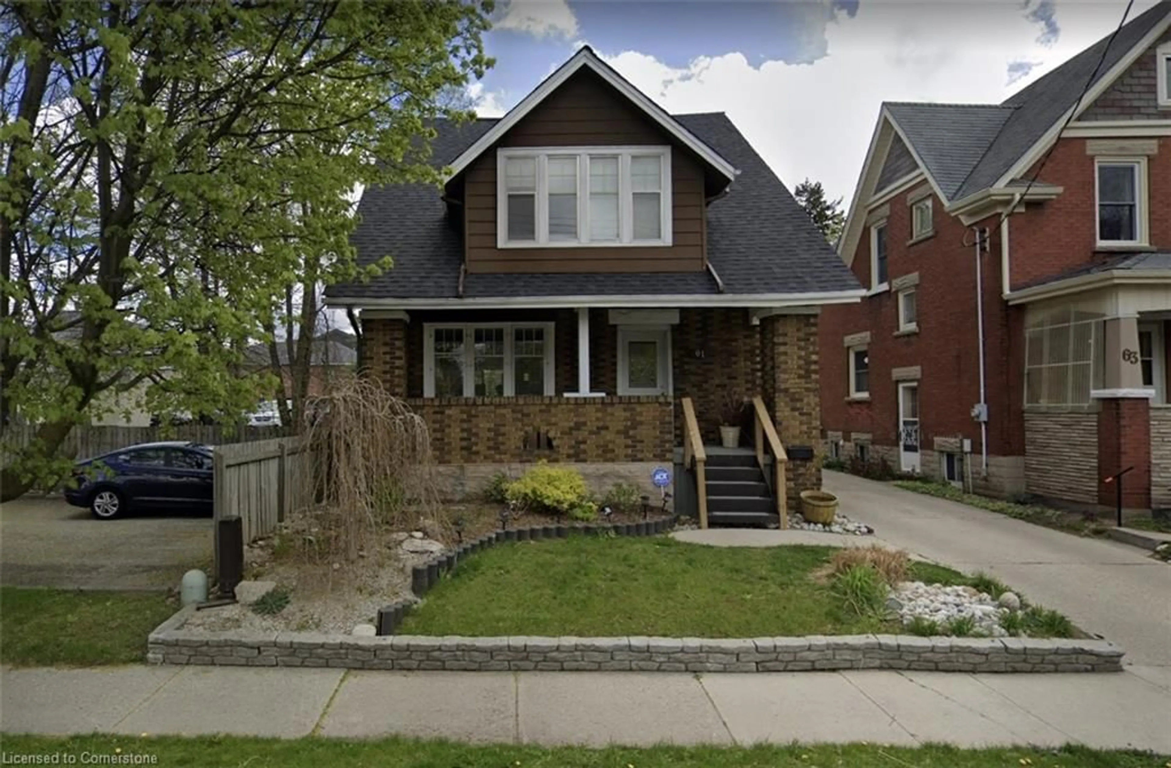 Frontside or backside of a home, the street view for 61 Mount Hope St, Kitchener Ontario N2G 2J5