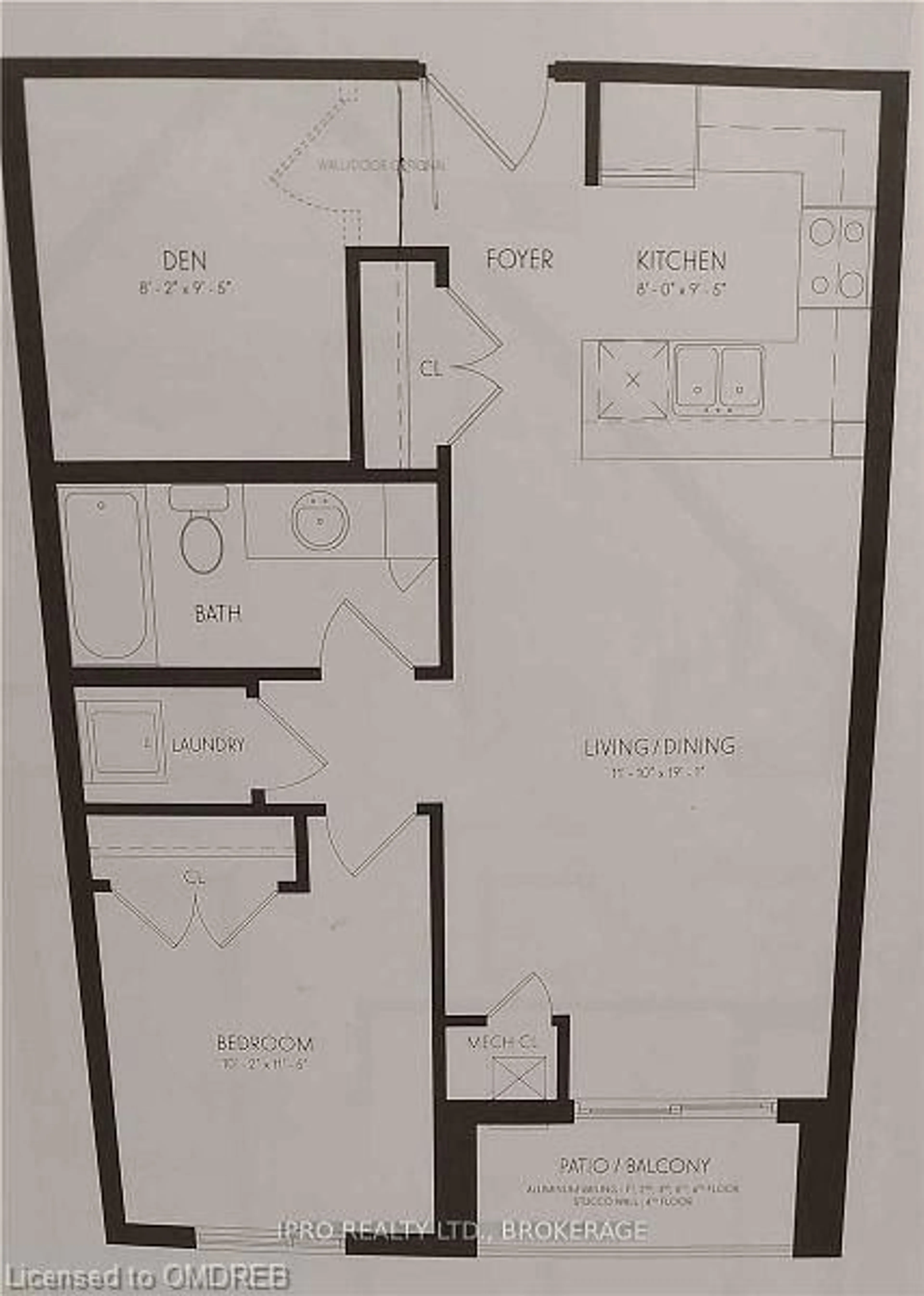 Floor plan for 610 Farmstead Dr #28, Milton Ontario L9T 8X5