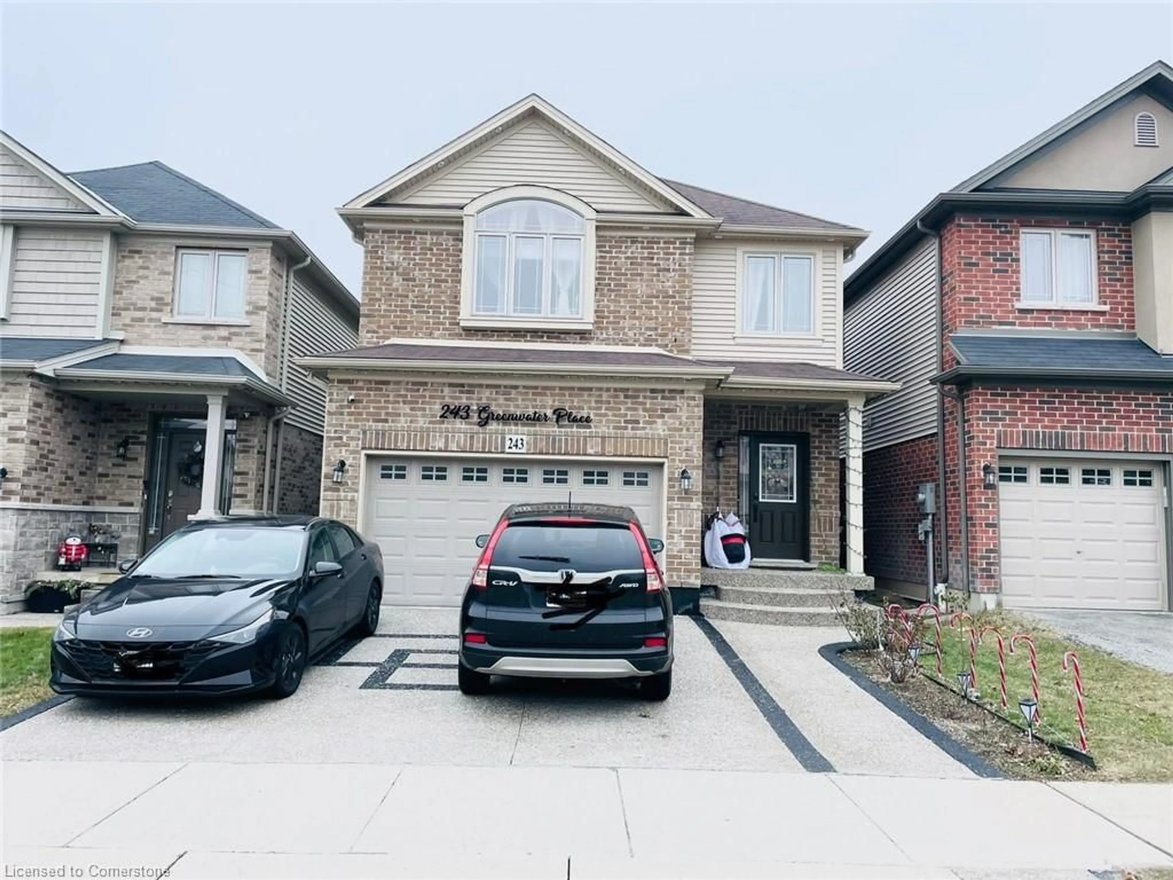 Frontside or backside of a home, the street view for 243 Greenwater Pl #UPPER, Kitchener Ontario N2R 0H1