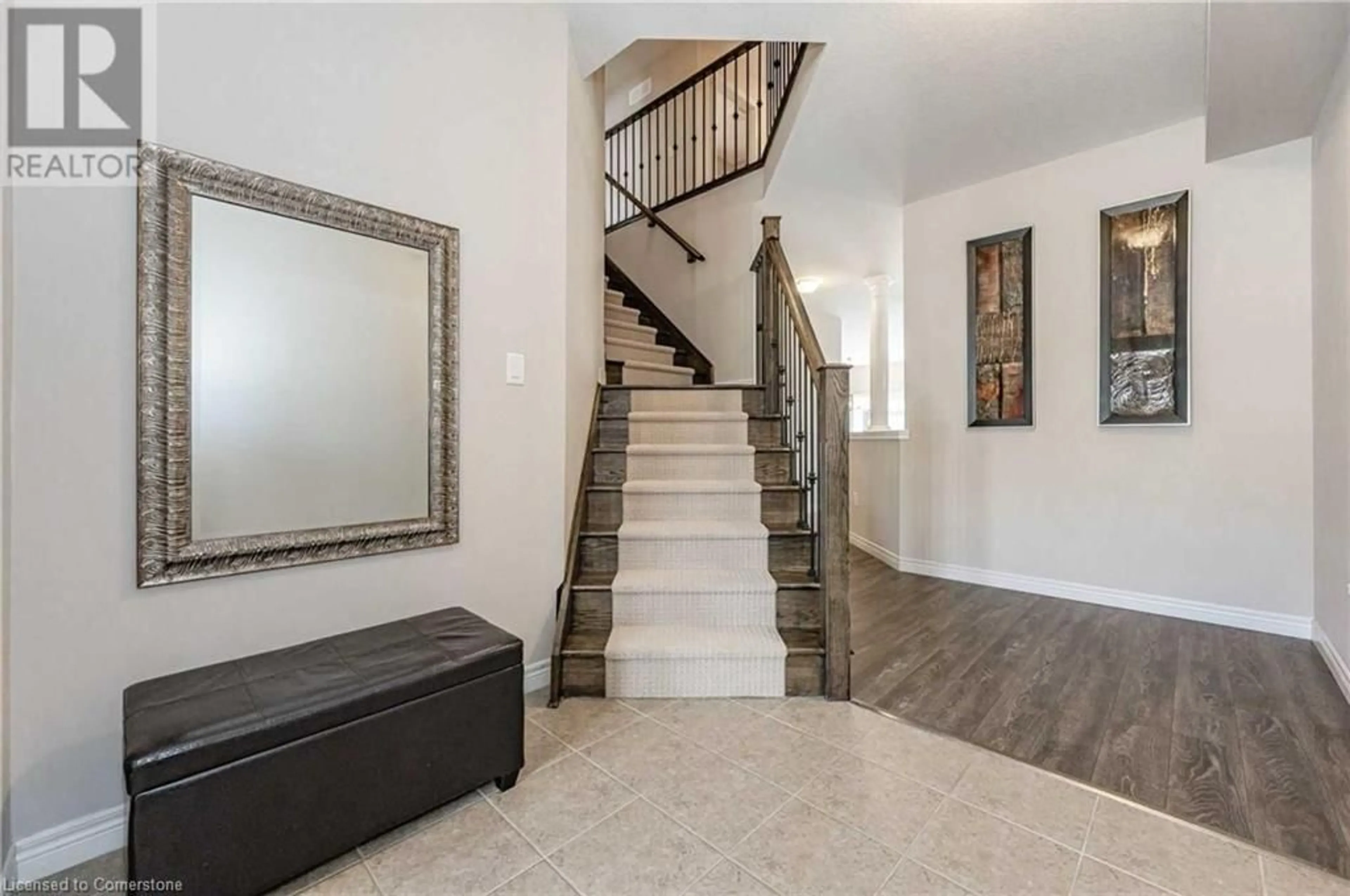 Indoor entryway, wood floors for 243 Greenwater Pl #UPPER, Kitchener Ontario N2R 0H1