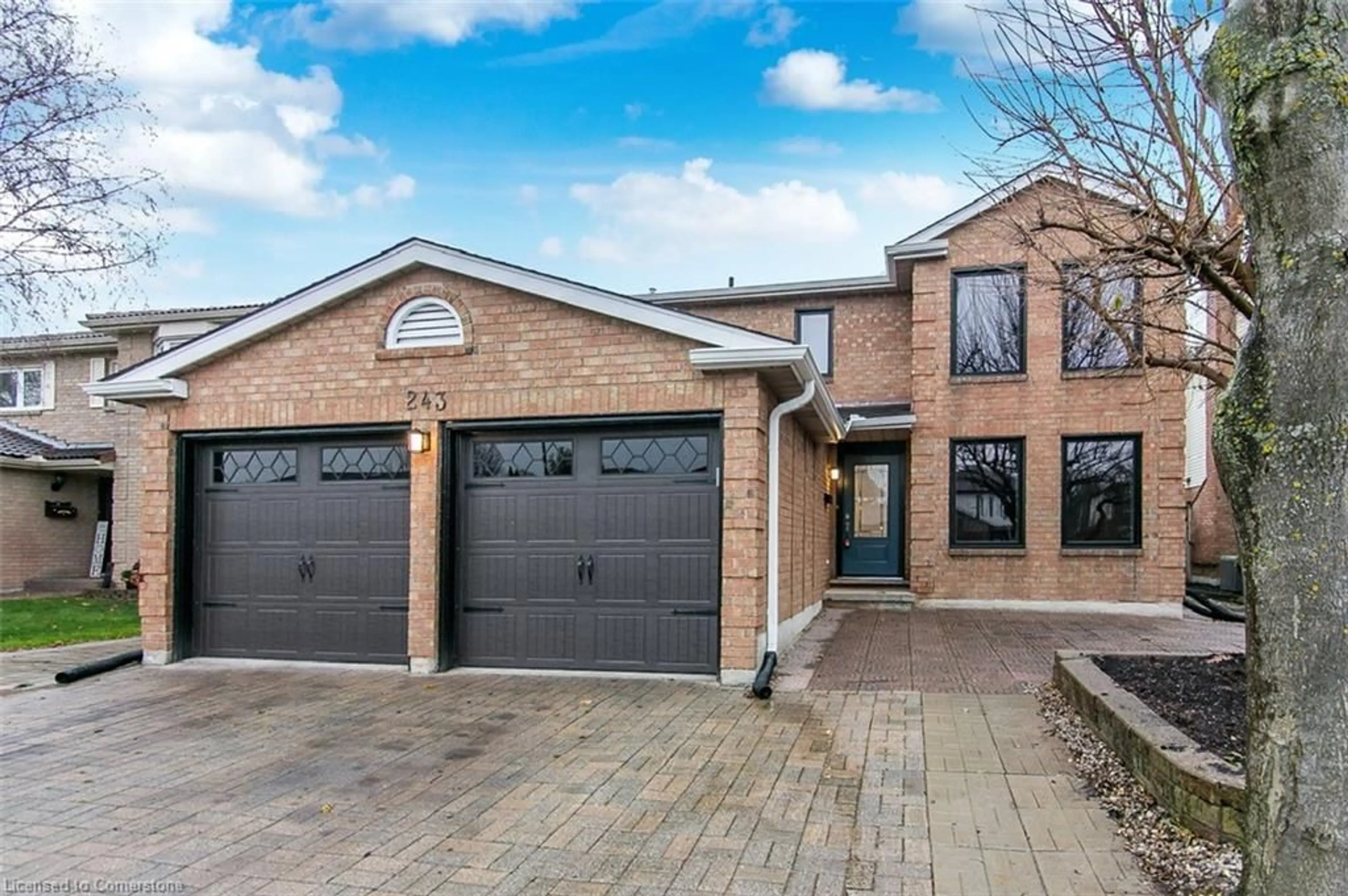 Home with brick exterior material for 243 Highview Dr, Kitchener Ontario N2N 2K6