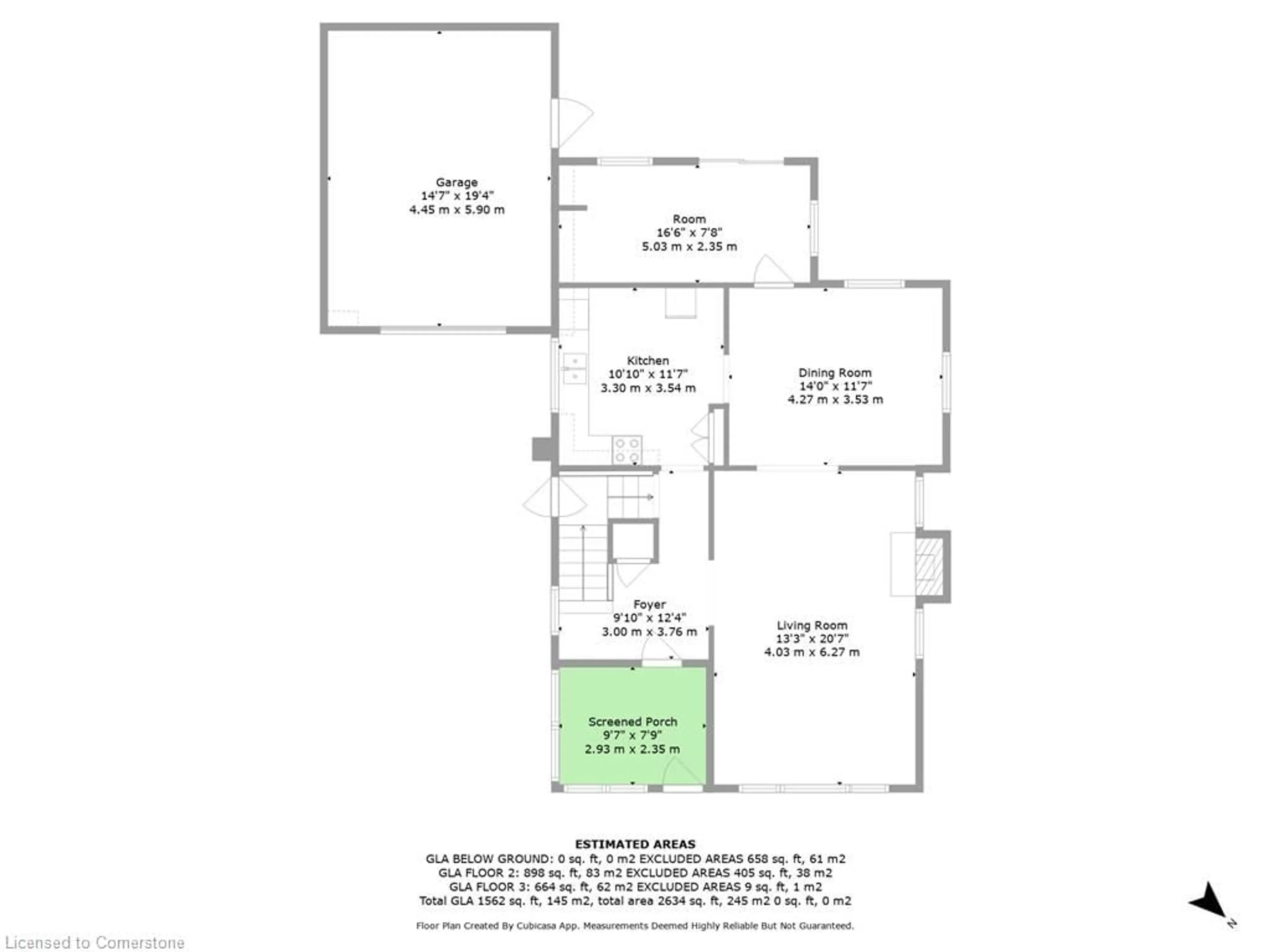 Floor plan for 805 Main St, Port Dover Ontario N0A 1N0