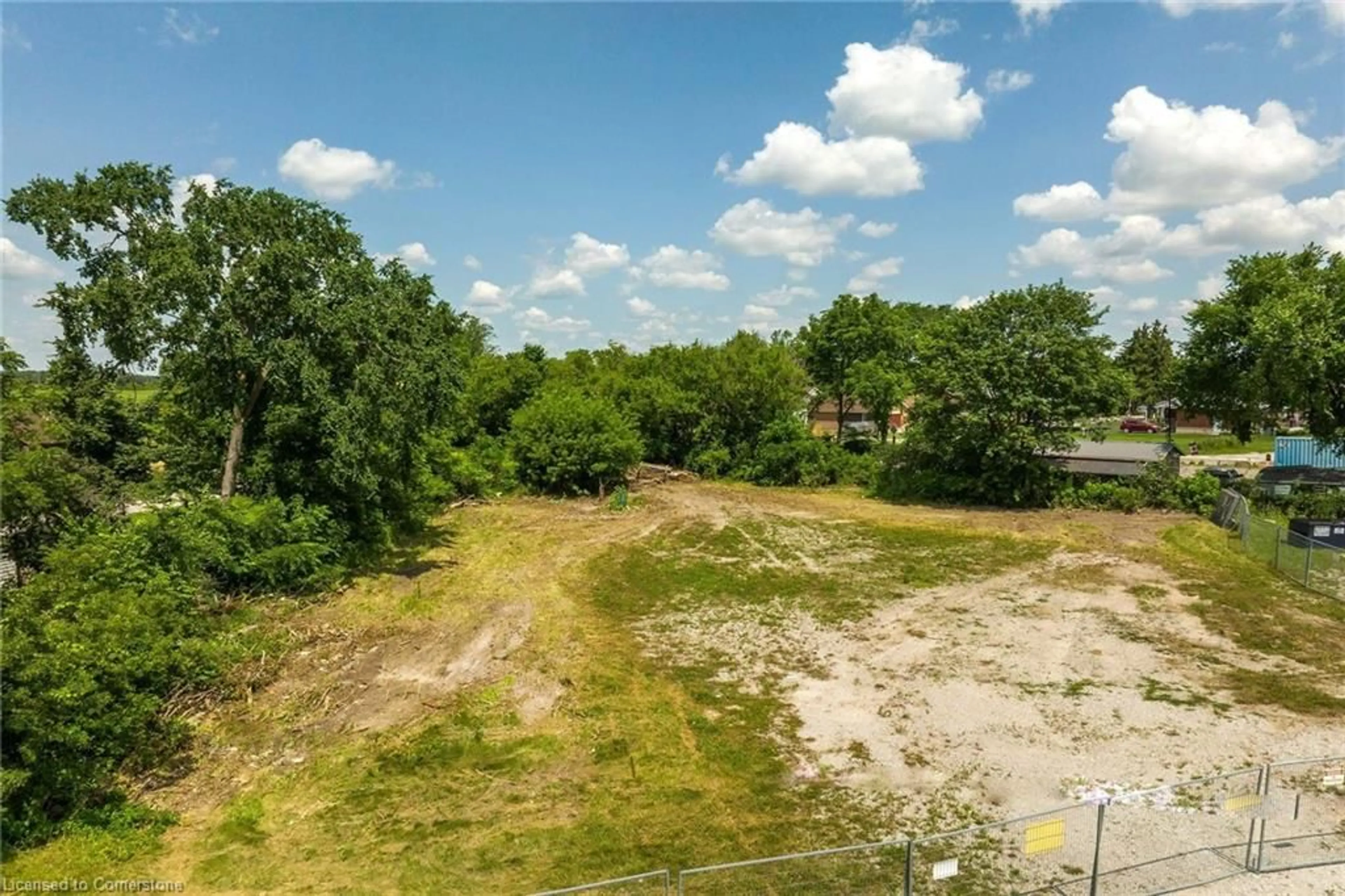 A pic from exterior of the house or condo, the fenced backyard for 4 Talbot St, Jarvis Ontario N0A 1J0