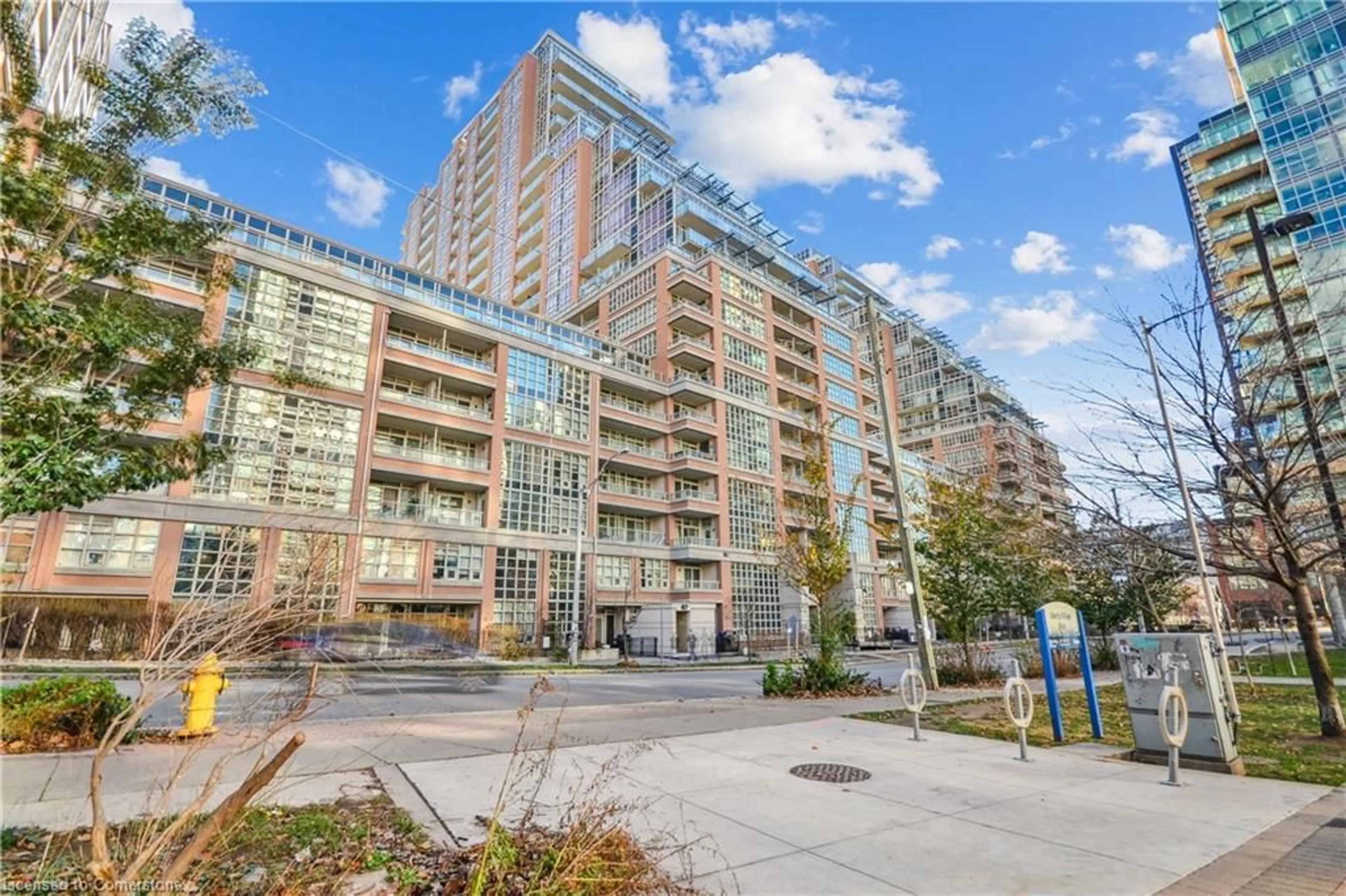 A pic from exterior of the house or condo, the street view for 75 East Liberty St #910, Toronto Ontario M6K 3R3