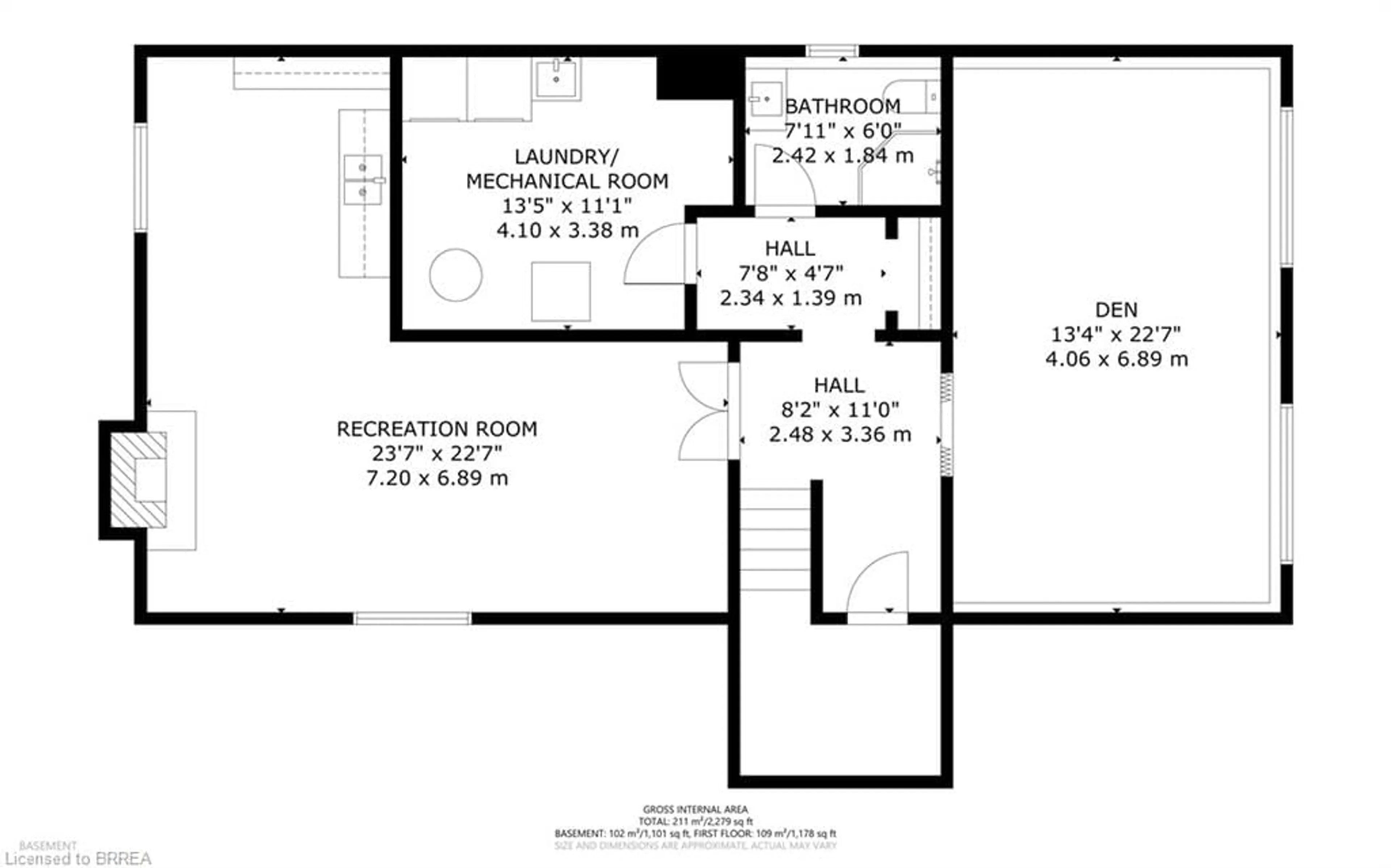 Floor plan for 261 Brantwood Park Rd, Brantford Ontario N3P 1P2