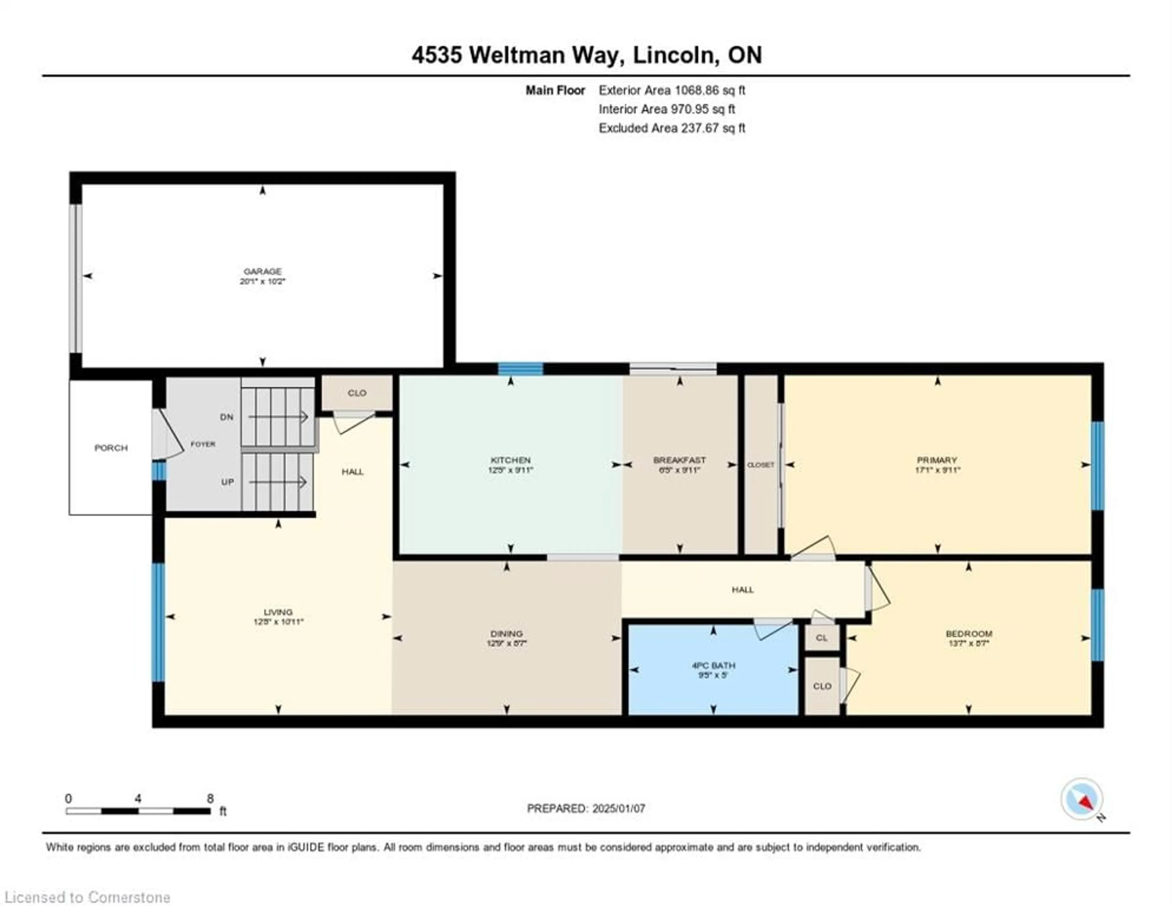 Floor plan for 4535 Weltman Way, Beamsville Ontario L3J 0E7