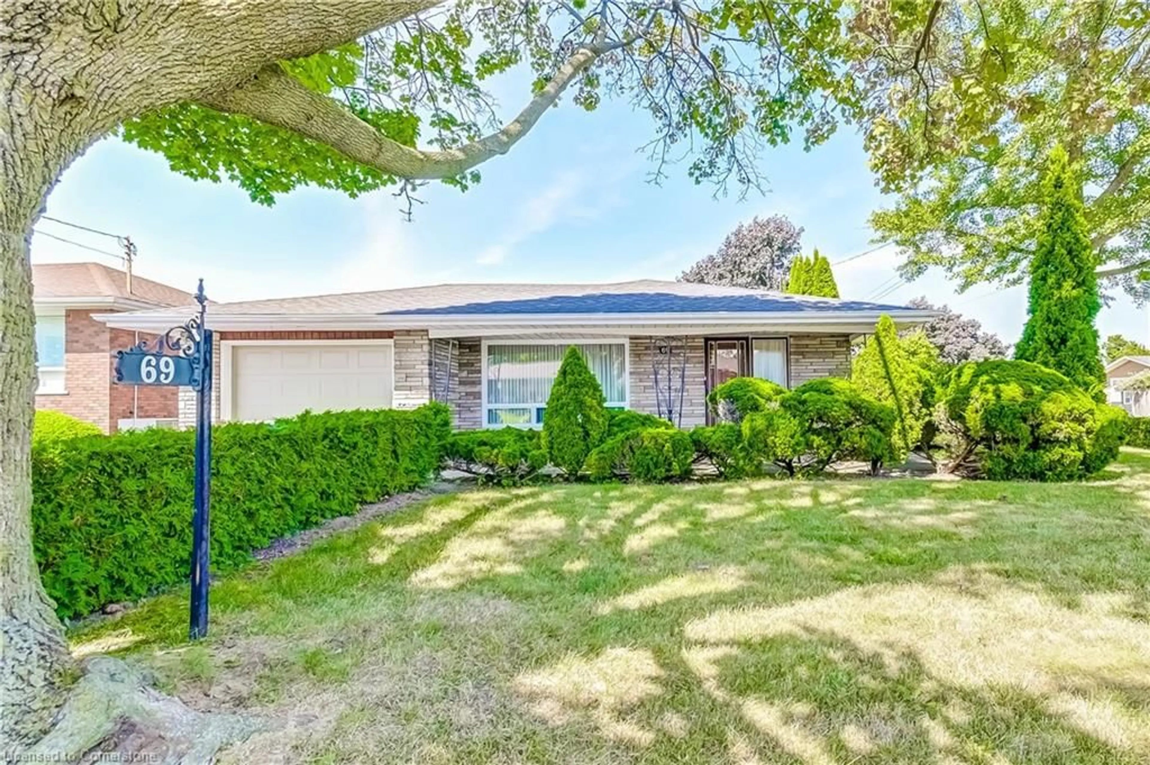 Frontside or backside of a home, cottage for 69 Orphir Rd, Hamilton Ontario L8K 3Z3