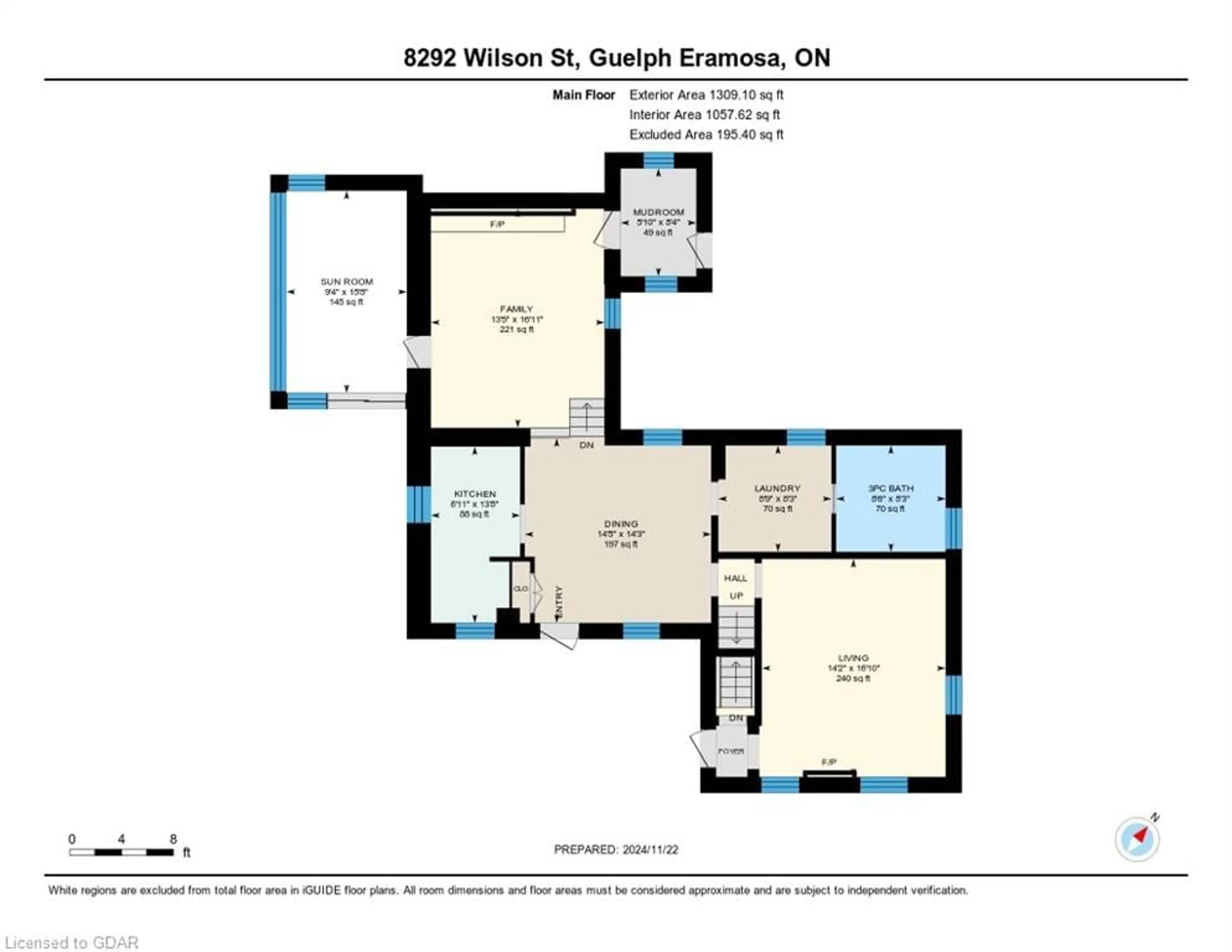 Floor plan for 8292 Wilson St, Guelph/Eramosa Ontario L0P 1B0