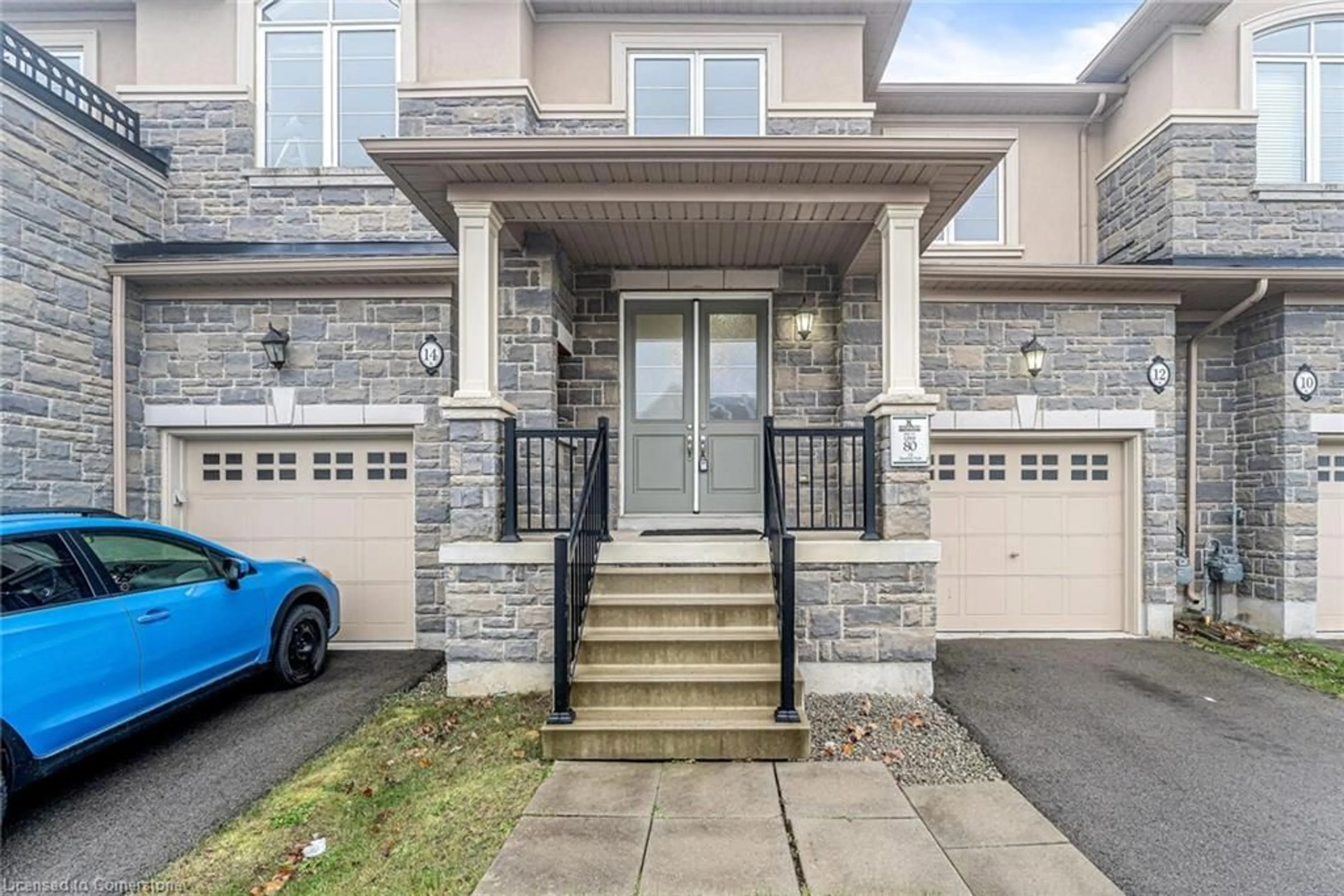 Frontside or backside of a home, the street view for 12 Heming Trail Trail, Ancaster Ontario L9K 0J8