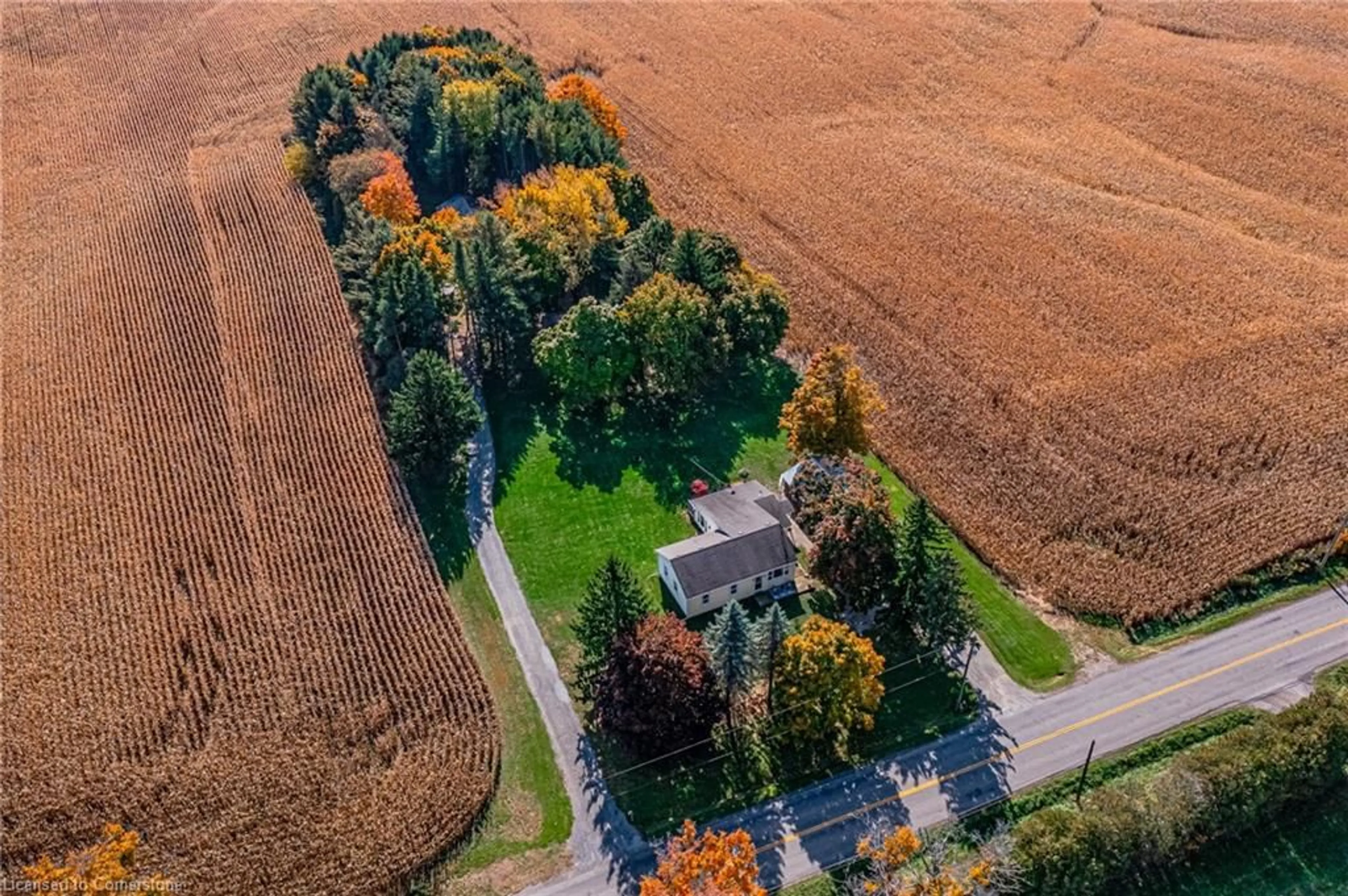 Frontside or backside of a home, the street view for 1530 Jerseyville Rd, Ancaster Ontario L0R 1R0