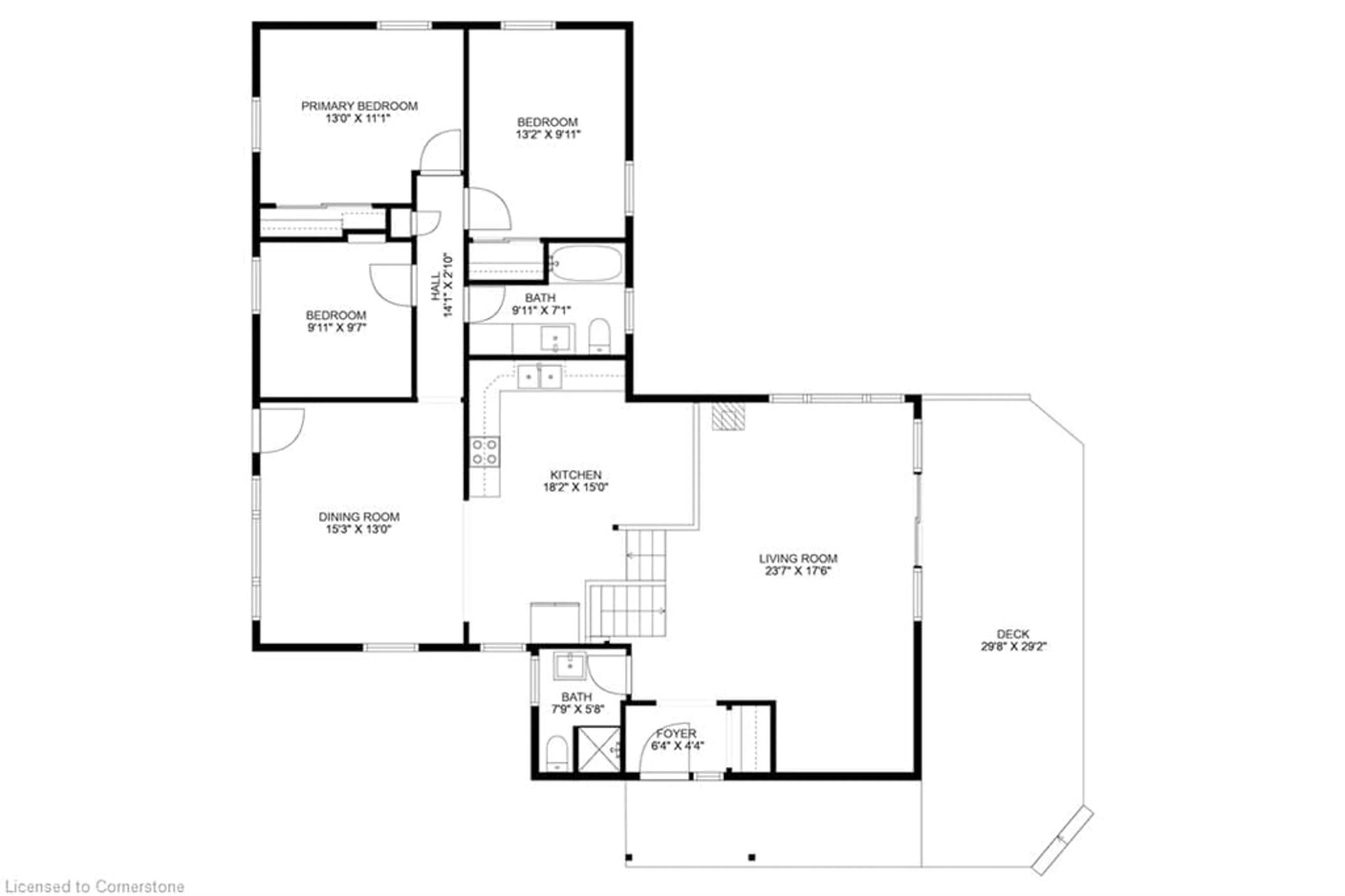 Floor plan for 1530 Jerseyville Rd, Ancaster Ontario L0R 1R0