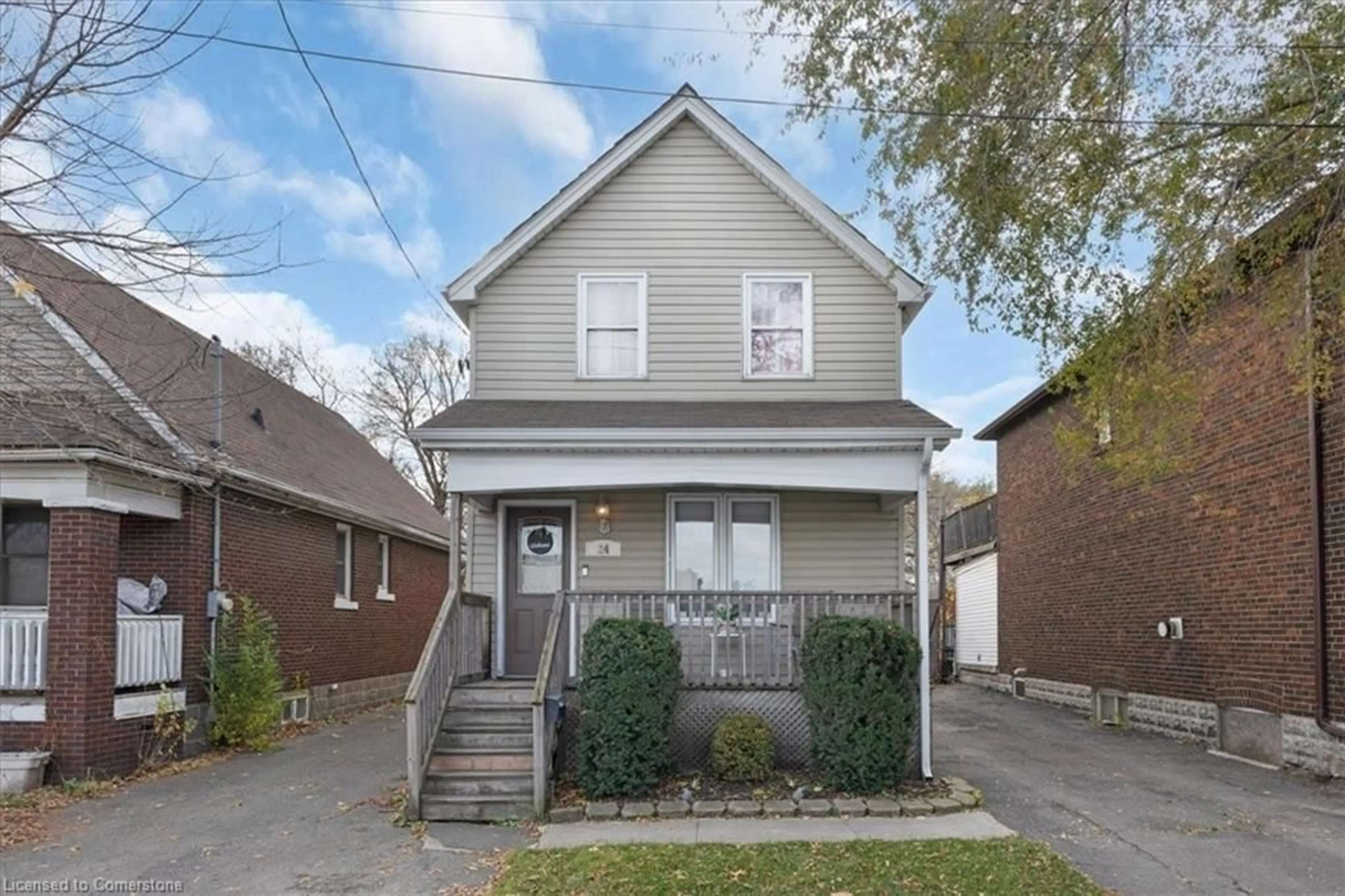 Frontside or backside of a home, cottage for 24 Imperial St, Hamilton Ontario L8L 4E3