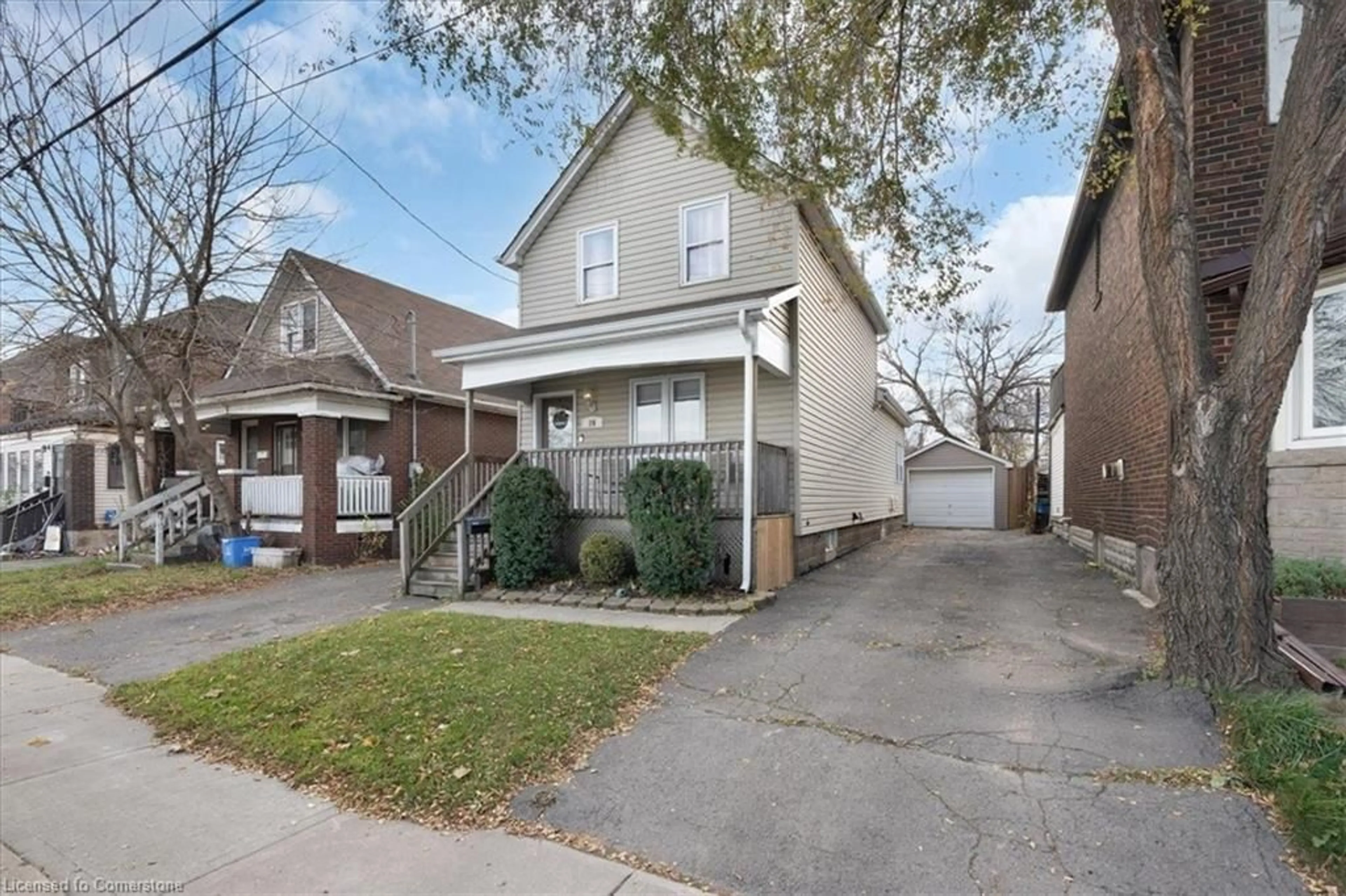 Frontside or backside of a home, the street view for 24 Imperial St, Hamilton Ontario L8L 4E3