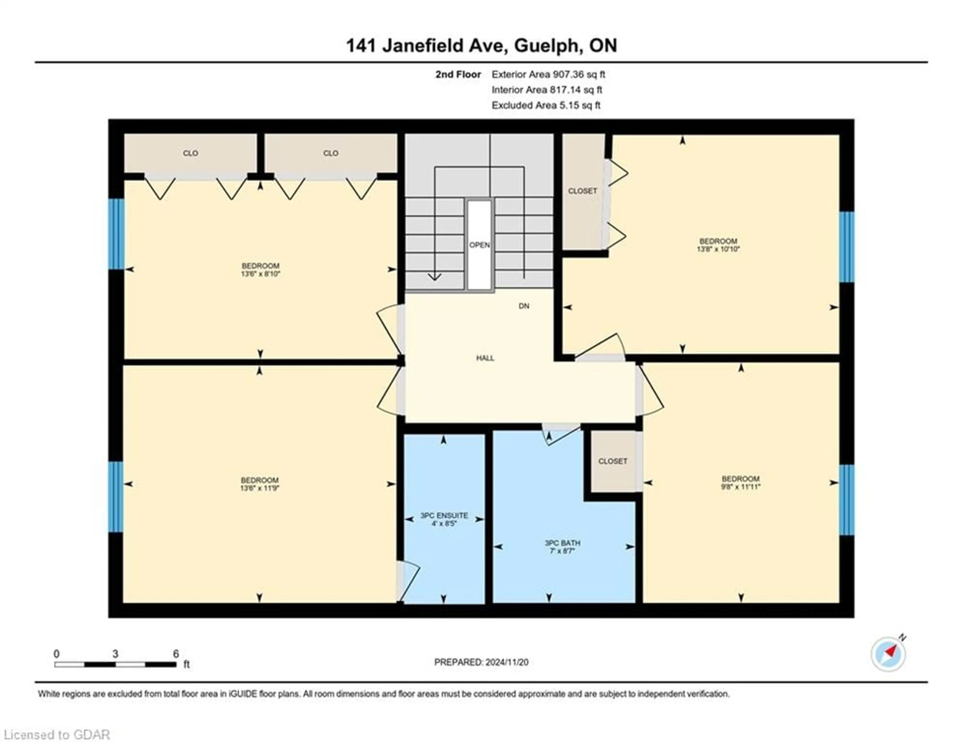 Floor plan for 141 Janefield Ave Ave #43, Guelph Ontario N1G 2L4