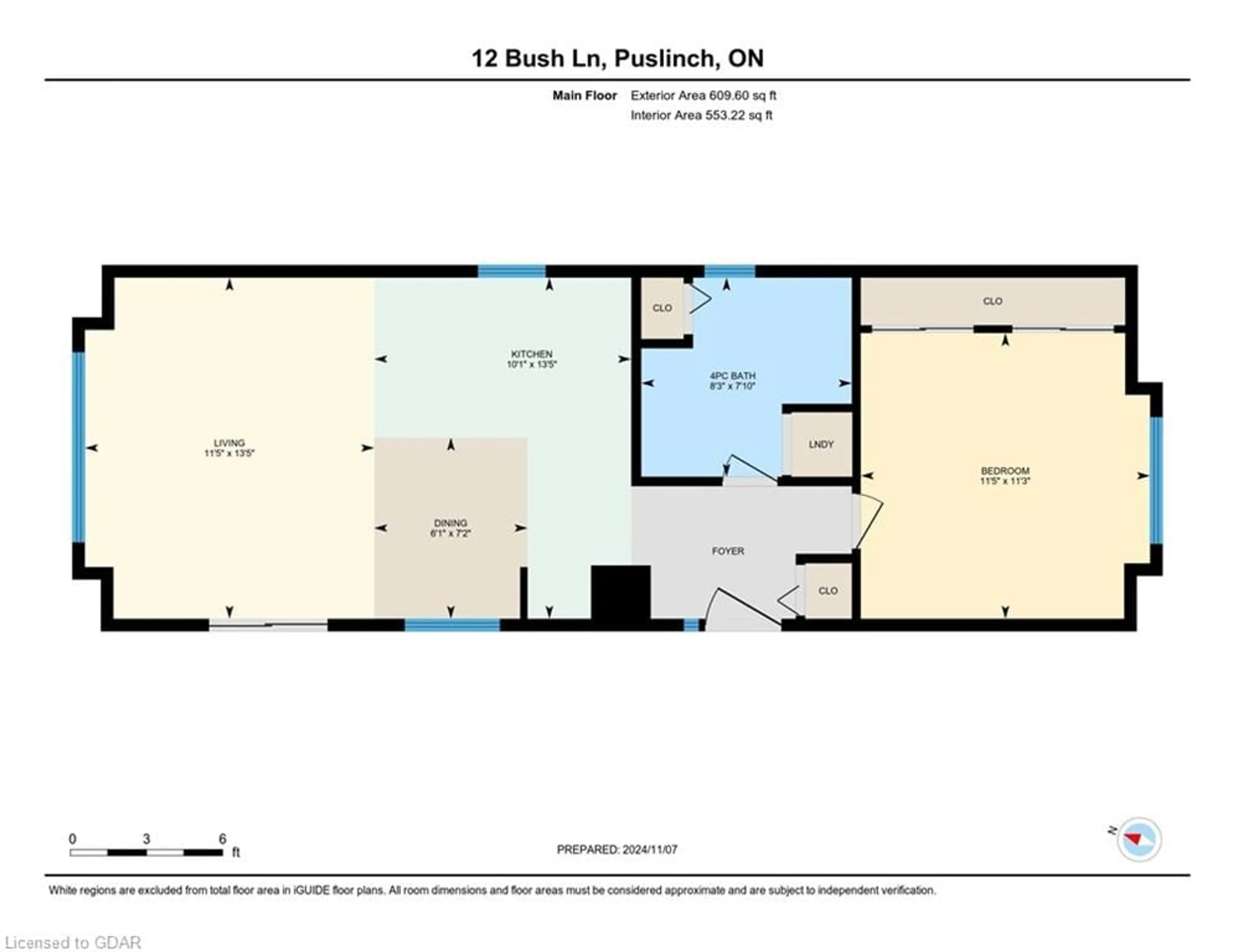 Floor plan for 12 Bush Lane, Aberfoyle Ontario N0B 1C0