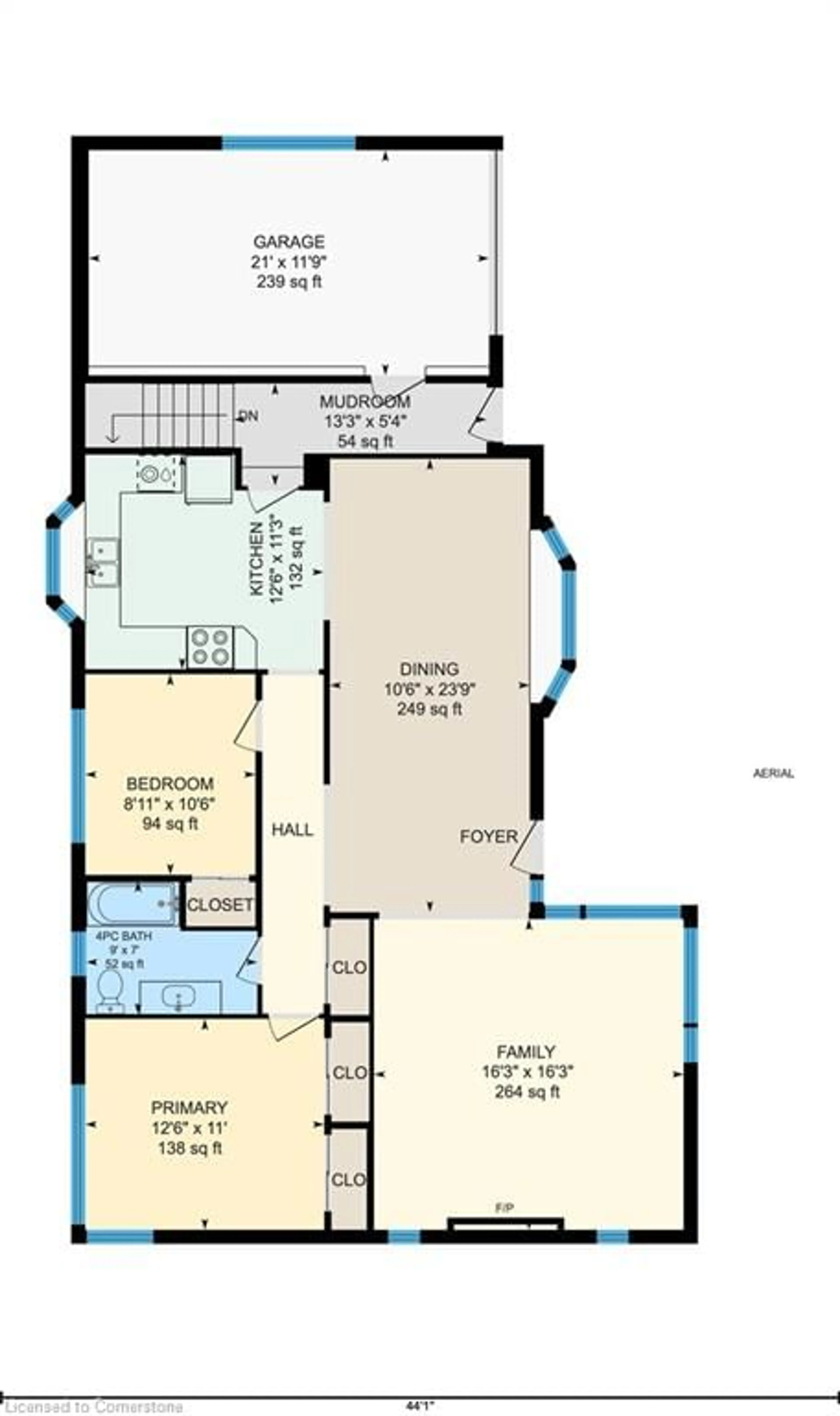 Floor plan for 252 West St, Smithville Ontario L0R 2A0