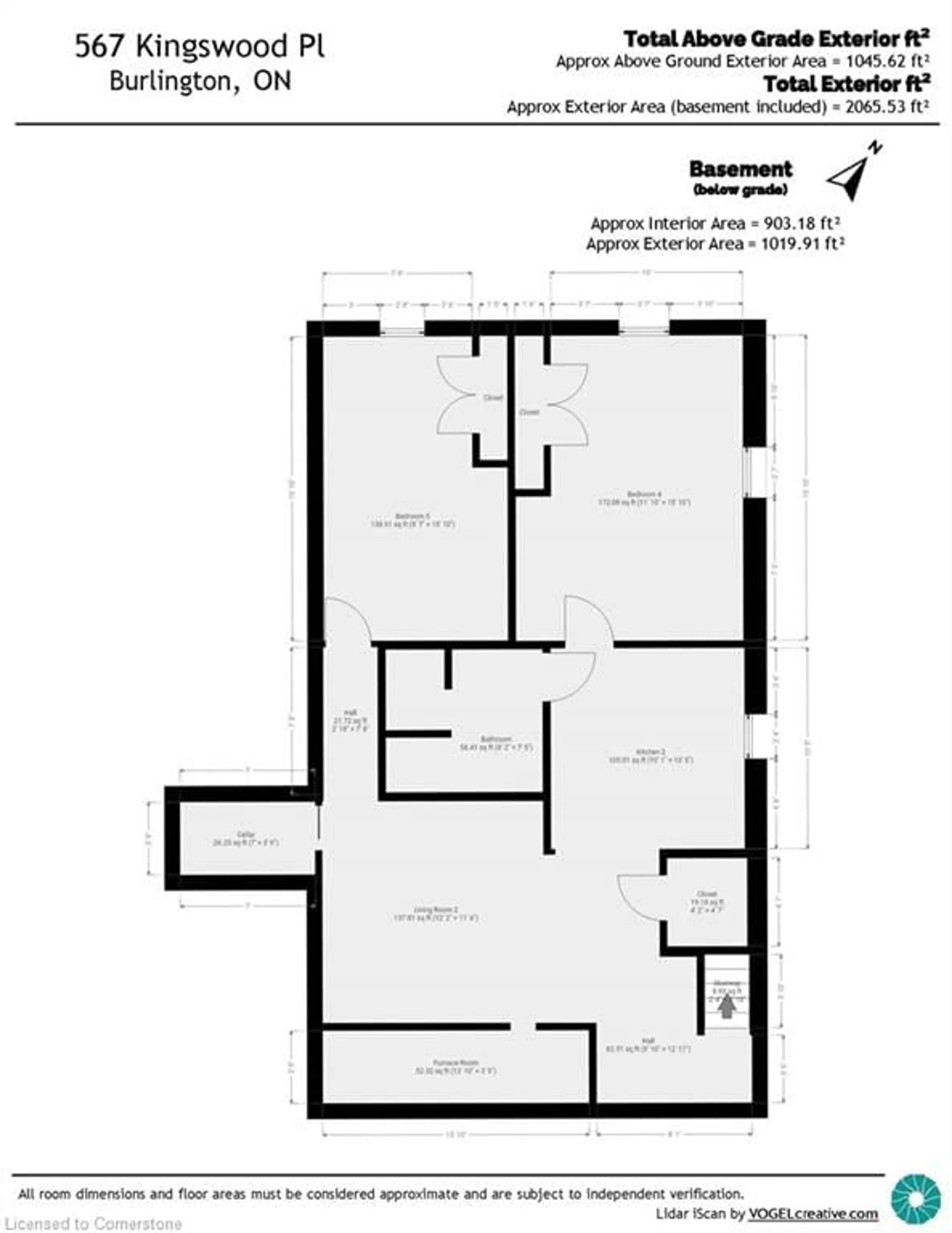 Floor plan for 567 Kingswood Pl, Burlington Ontario L7T 2W5