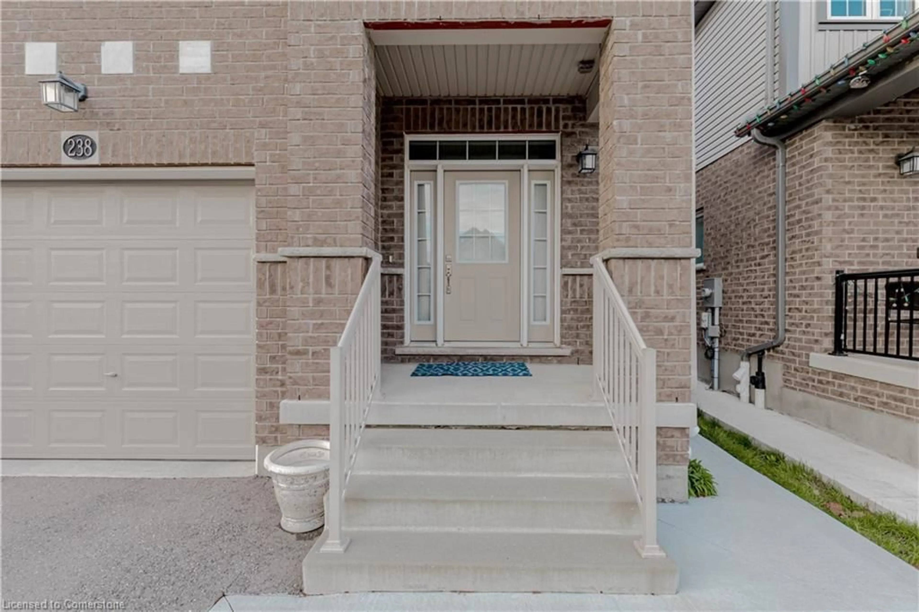 Indoor entryway, cement floor for 238 Sedgewood St, Kitchener Ontario N2P 0H9