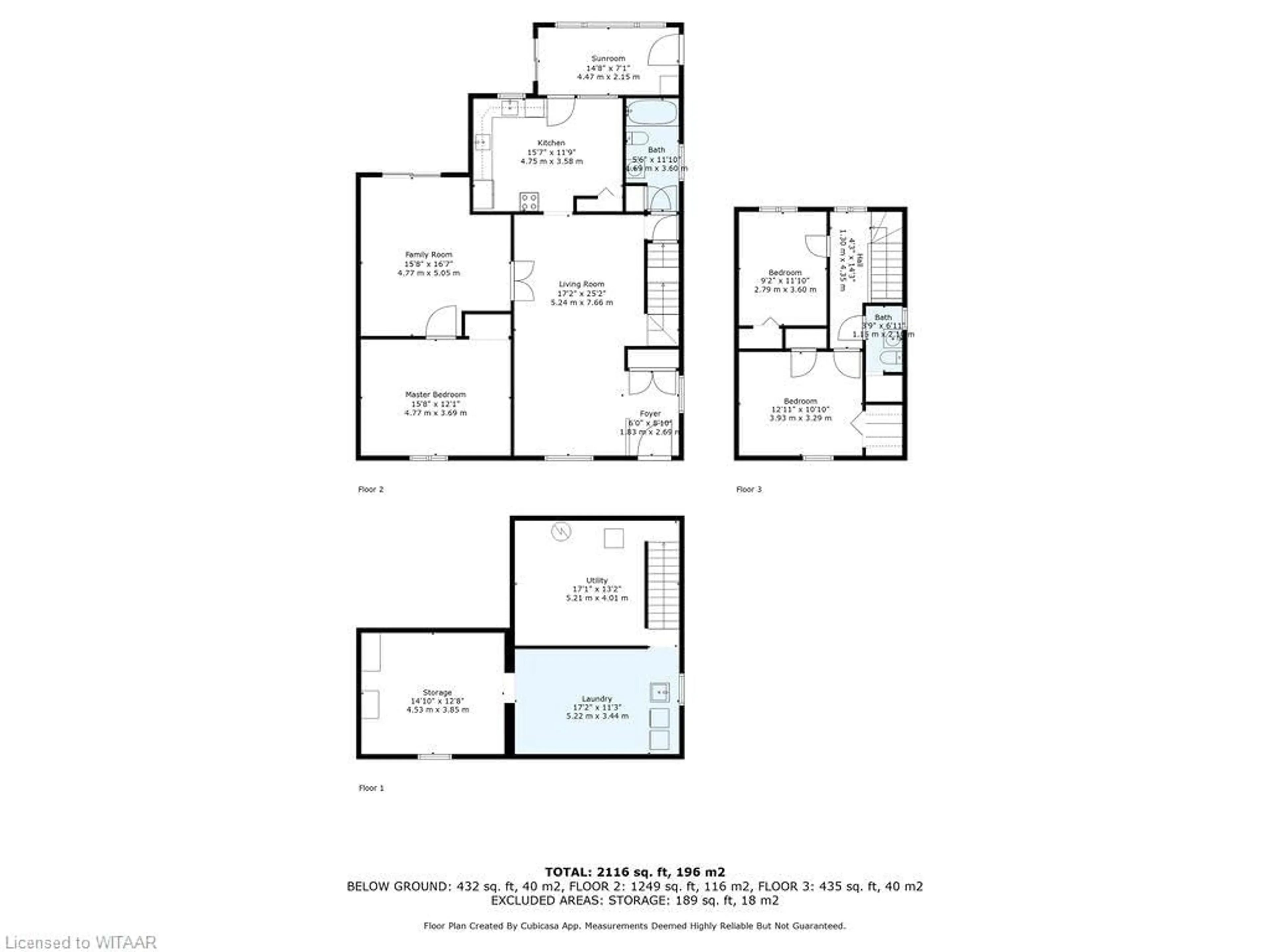 Floor plan for 19 Hume St, London Ontario N5Z 2N9