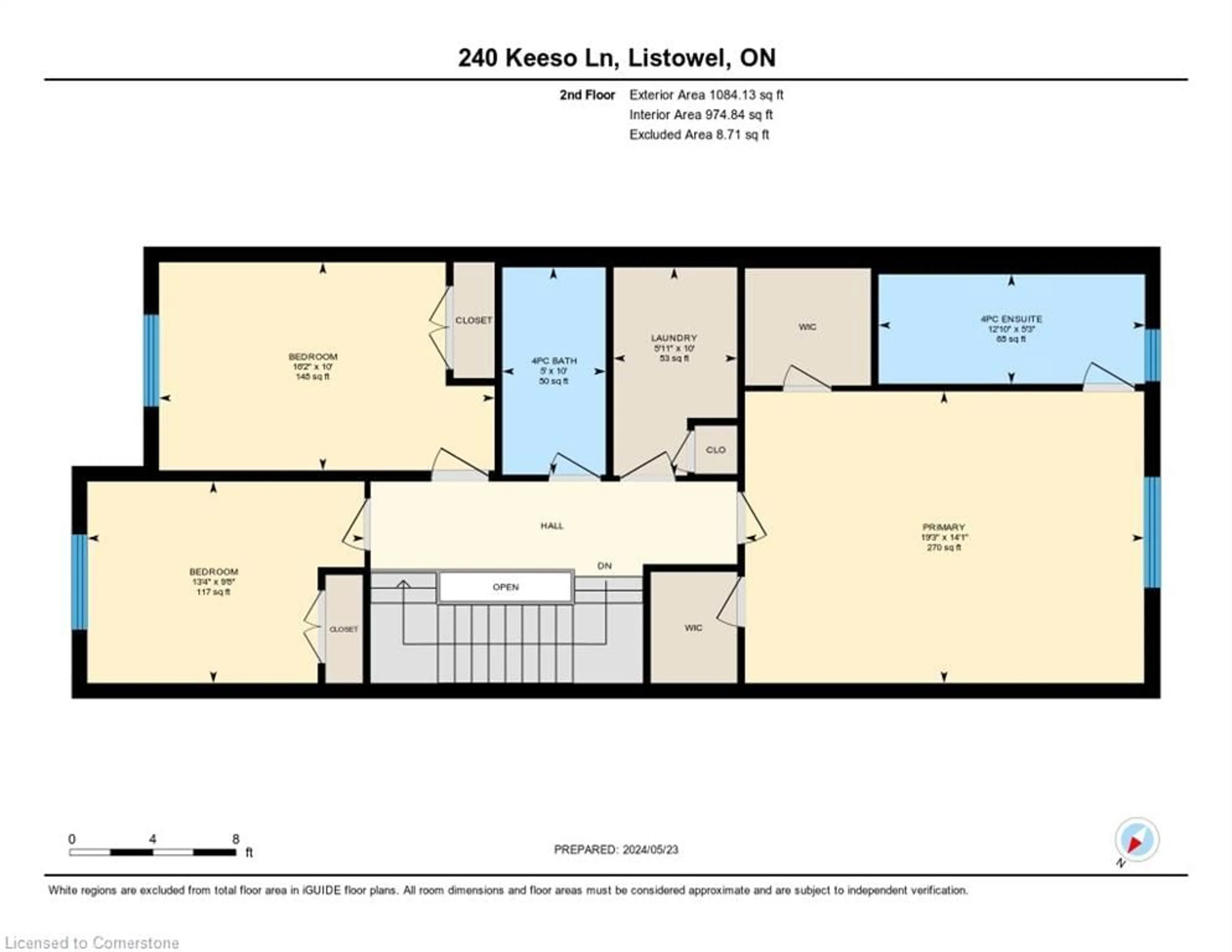 Floor plan for 240 Keeso Lane, Listowel Ontario N4W 0C3