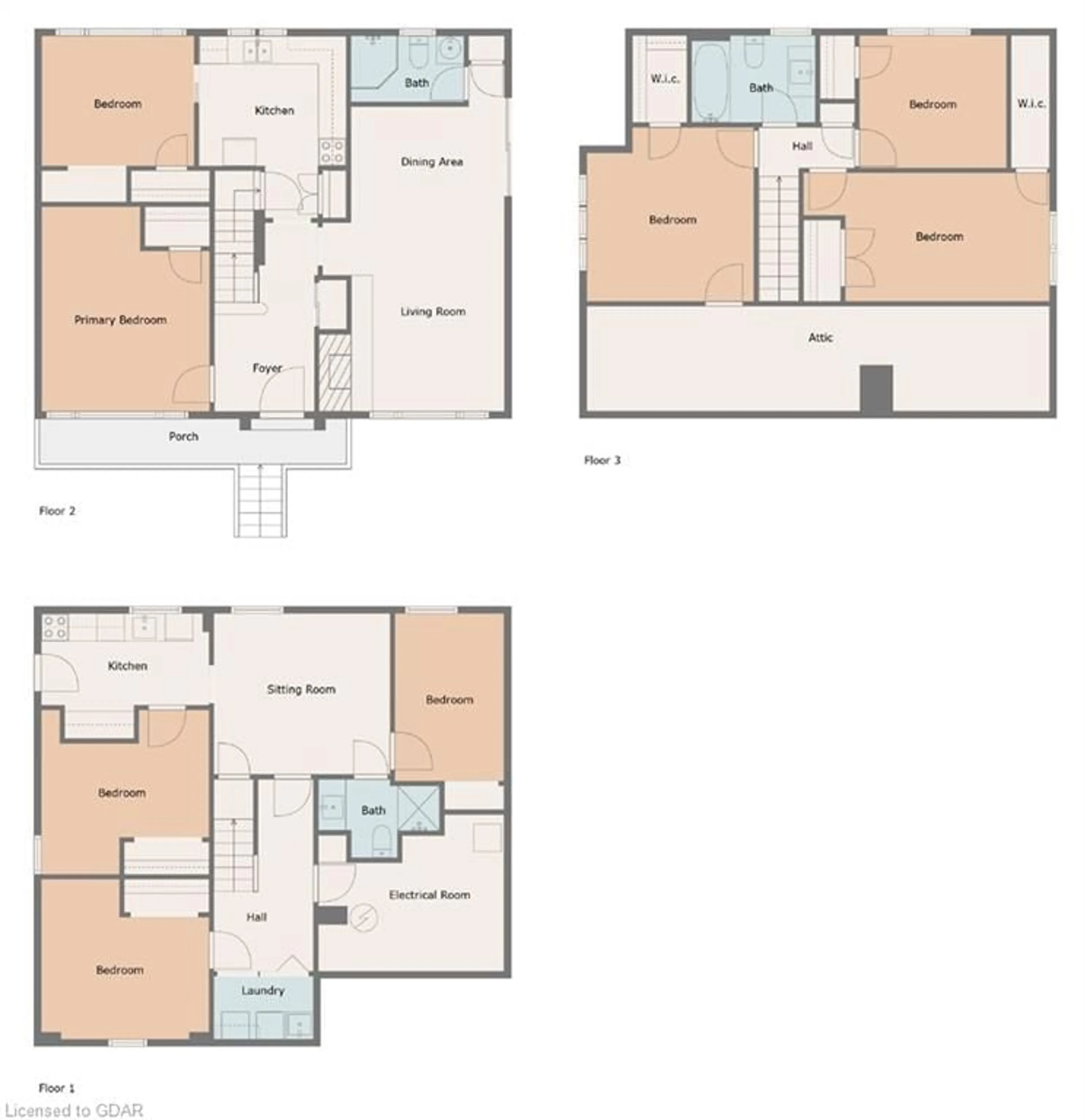 Floor plan for 18 Culpepper Dr, Waterloo Ontario N2L 5K9