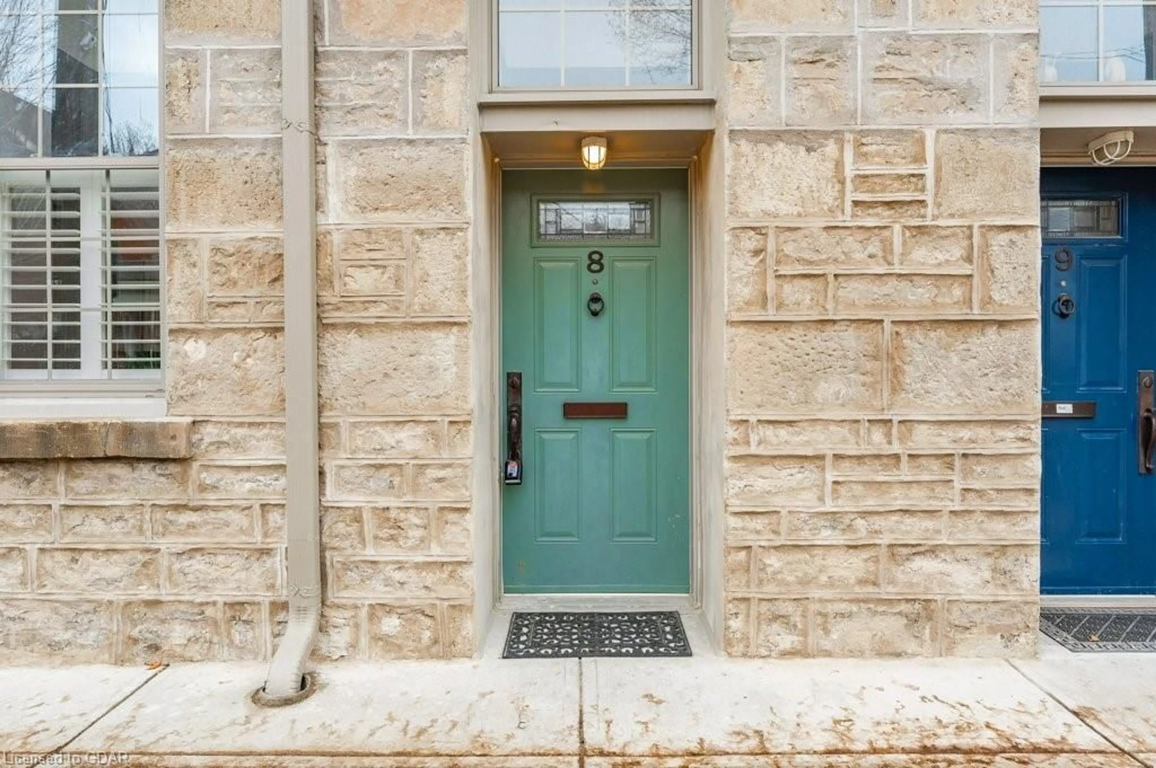 A pic from exterior of the house or condo, the street view for 196 Arthur St #8, Guelph Ontario N1E 4V8