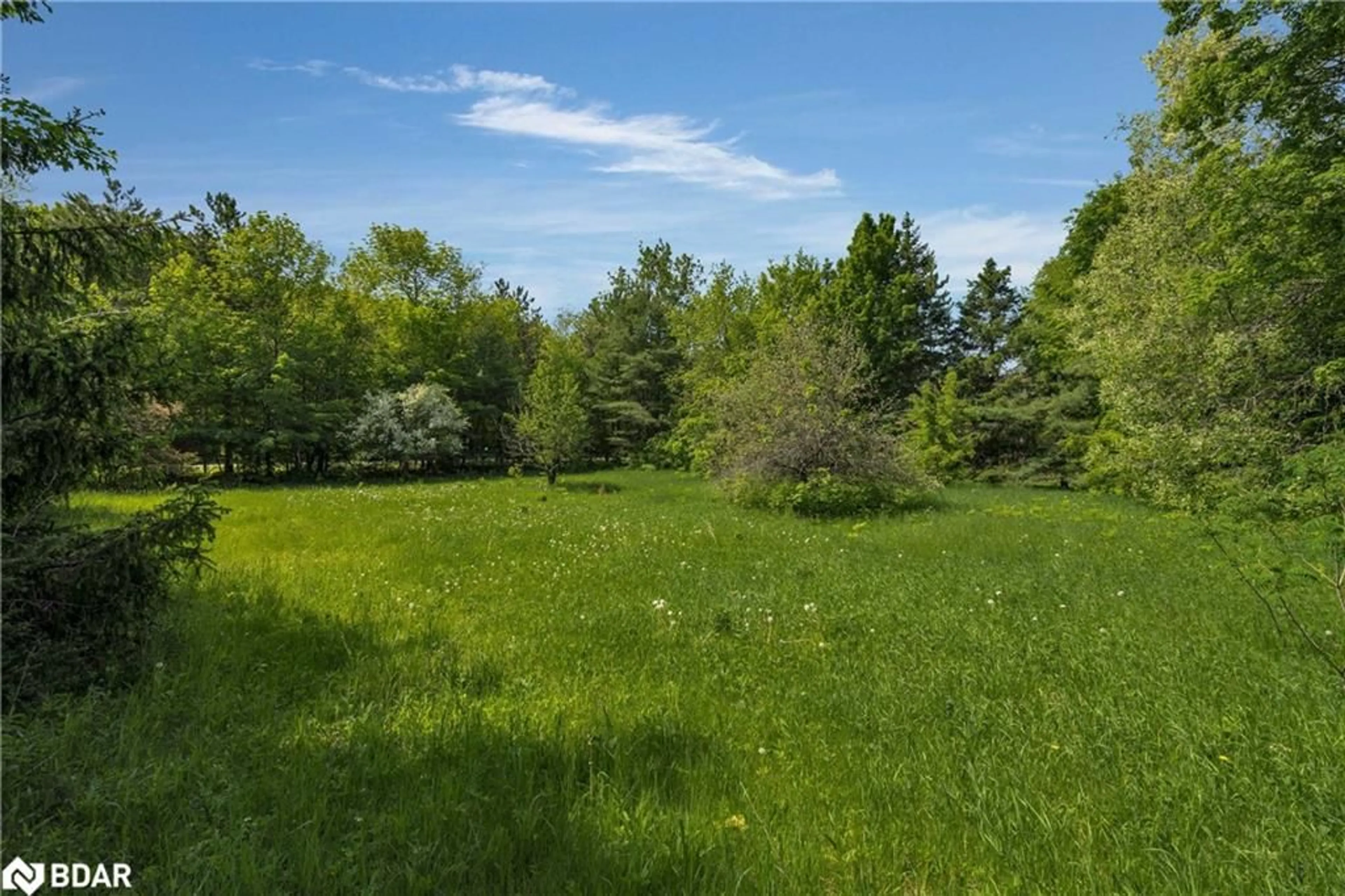 A pic from exterior of the house or condo, the fenced backyard for PART 1 - 712 Mt St Louis Rd, Oro-Medonte Ontario L0L 1V0